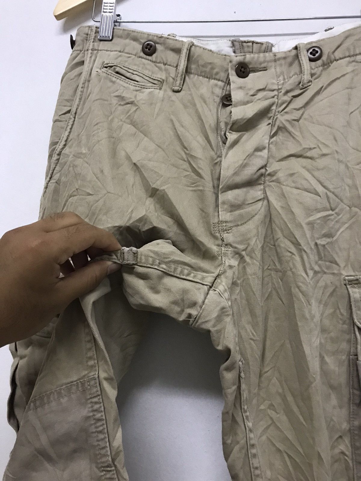 Polo Ralph Lauren Vintage Polo Ralph Lauren Double Knee Cargo Pants Size US 34 / EU 50 - 11 Thumbnail