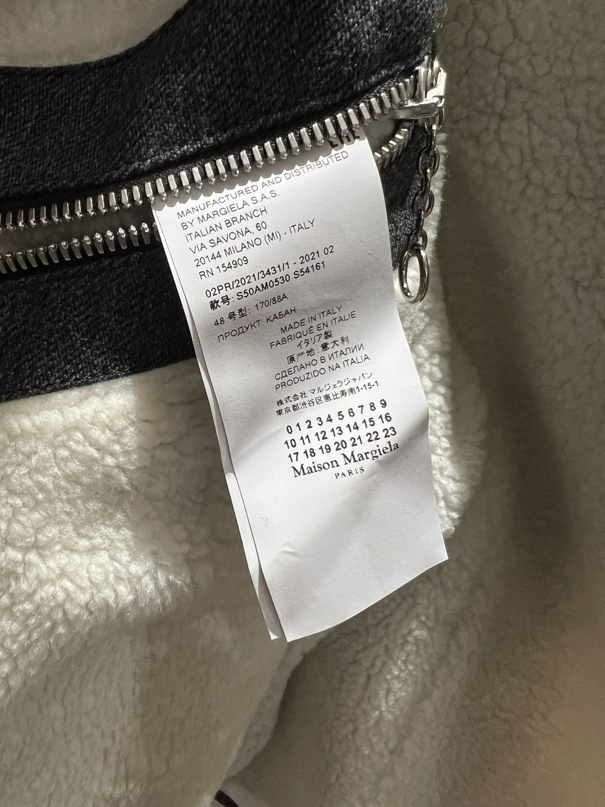 Maison Margiela Maison Margiela Grey Wool Twill Kaban patched coat SIZE48 Size US M / EU 48-50 / 2 - 10 Thumbnail
