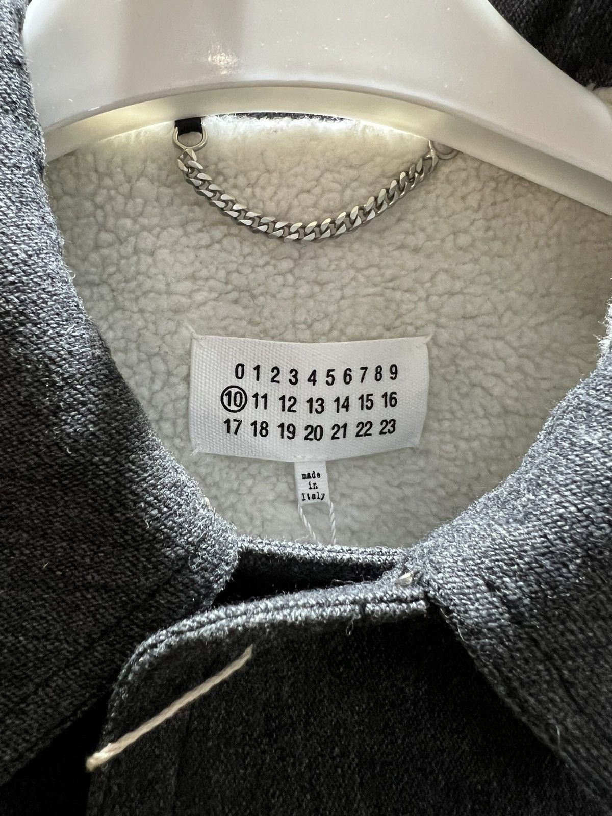 Maison Margiela Maison Margiela Grey Wool Twill Kaban patched coat SIZE48 Size US M / EU 48-50 / 2 - 4 Thumbnail