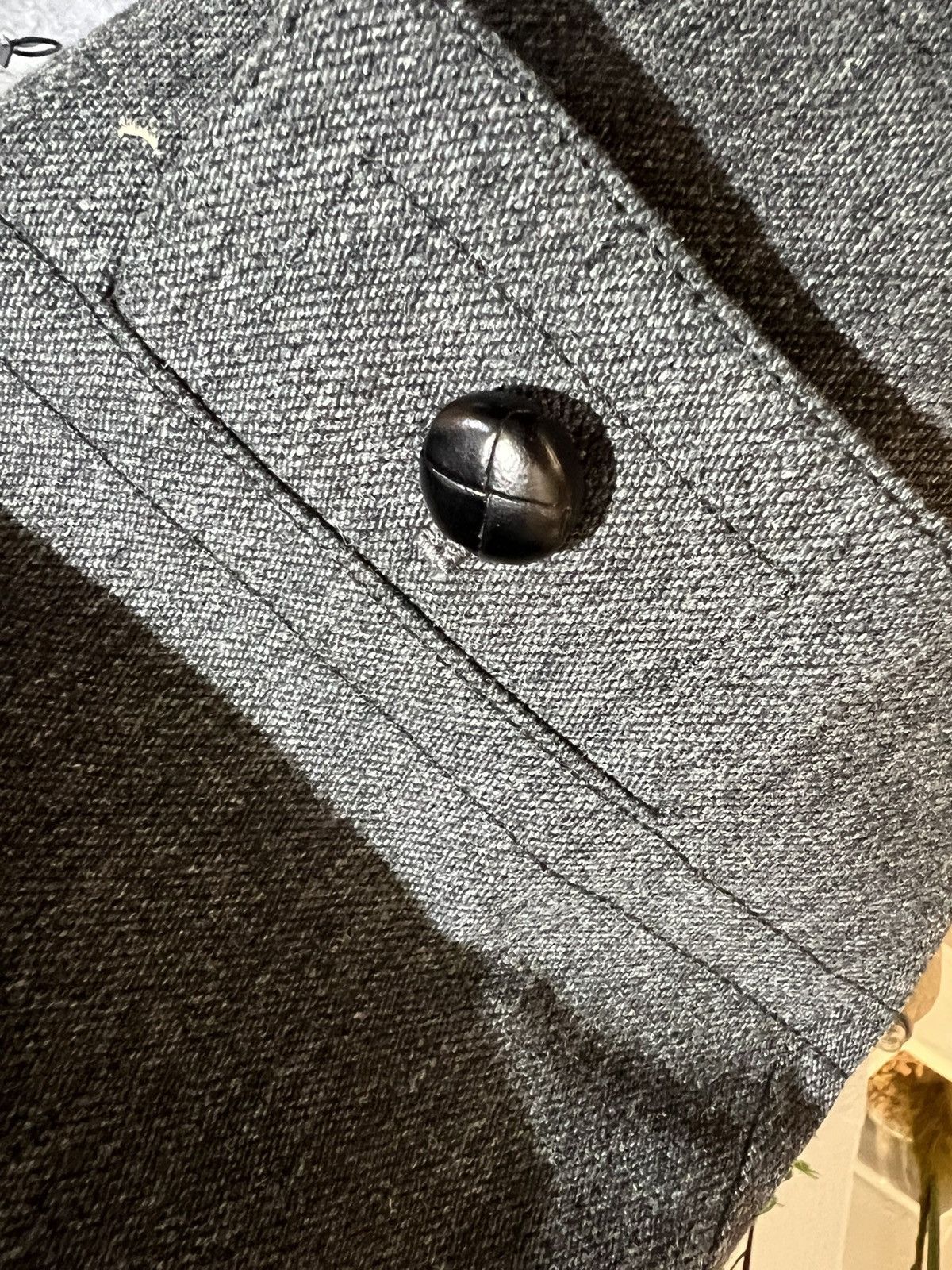 Maison Margiela Maison Margiela Grey Wool Twill Kaban patched coat SIZE48 Size US M / EU 48-50 / 2 - 8 Thumbnail