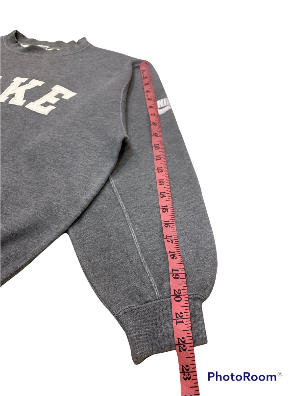 Nike VTG 90s NIKE BLOCK GREY TAG SWEATSHIRT PULLOVER Size US L / EU 52-54 / 3 - 4 Thumbnail