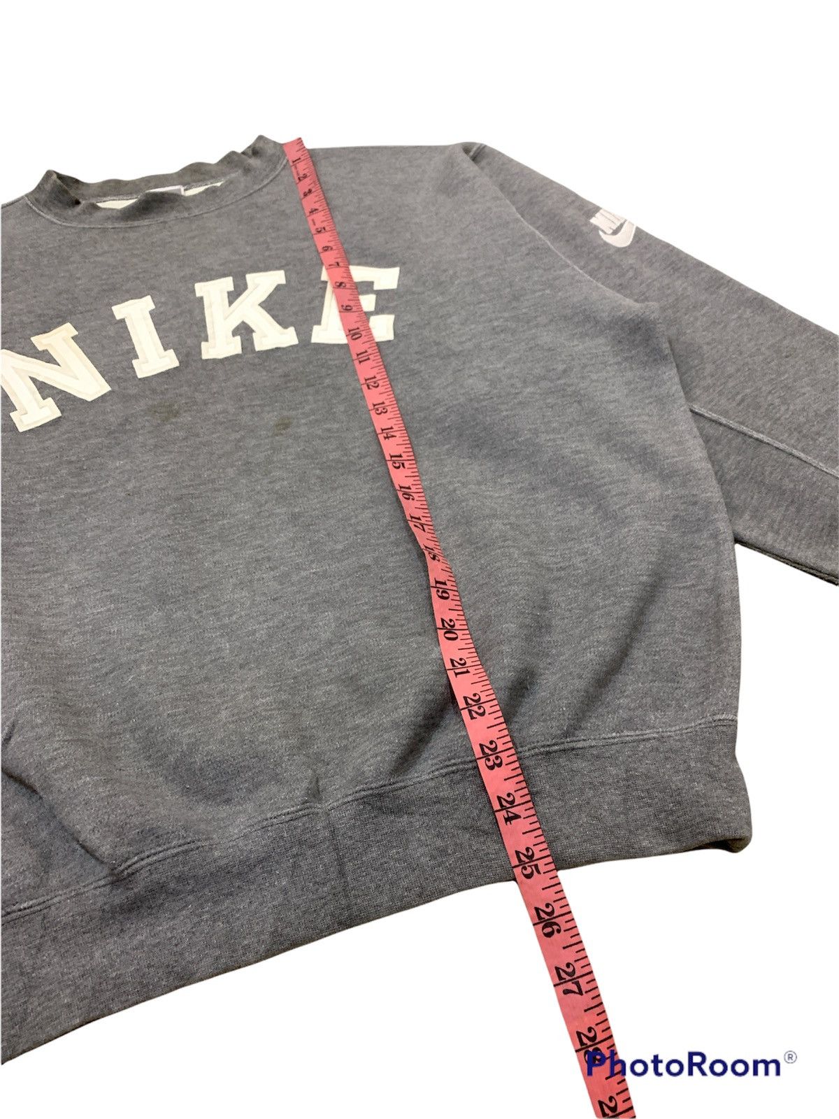 Nike VTG 90s NIKE BLOCK GREY TAG SWEATSHIRT PULLOVER Size US L / EU 52-54 / 3 - 3 Thumbnail