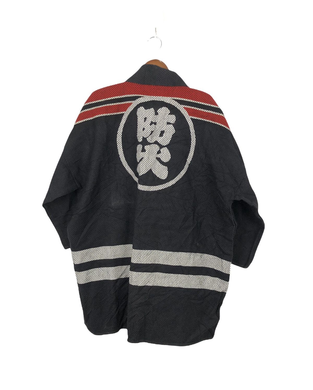Japanese Brand Vintage Kimono Kendo Bomber Black Kangi Size US L / EU 52-54 / 3 - 4 Thumbnail
