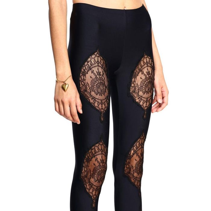 Versace hotsell lace leggings