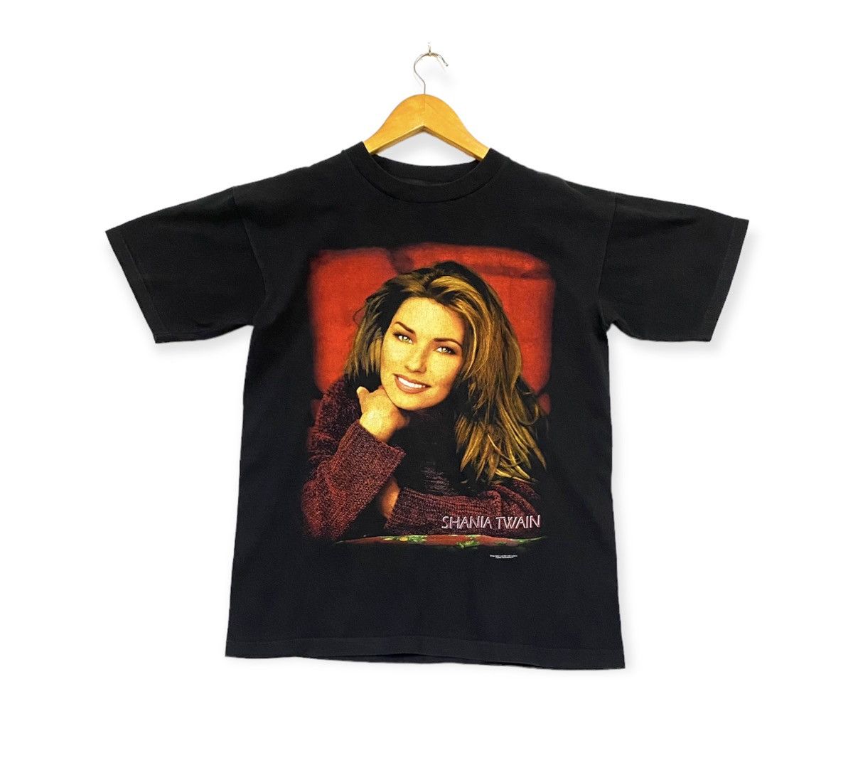vintage 1998 SHANIA TWAIN pop rock singles promo t-shirts