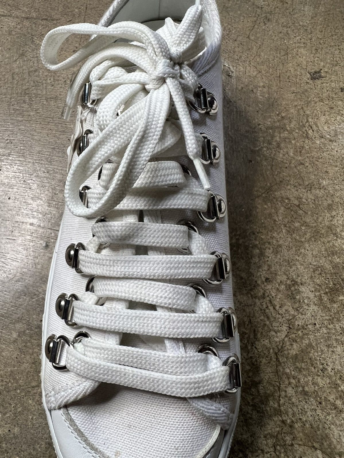 JW Anderson J.W. Anderson S/S 17 Low Top Flax Eyelet Trainers Size US 9 / EU 42 - 5 Thumbnail