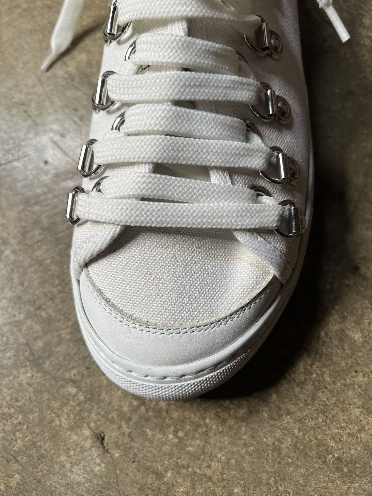 JW Anderson J.W. Anderson S/S 17 Low Top Flax Eyelet Trainers Size US 9 / EU 42 - 10 Thumbnail