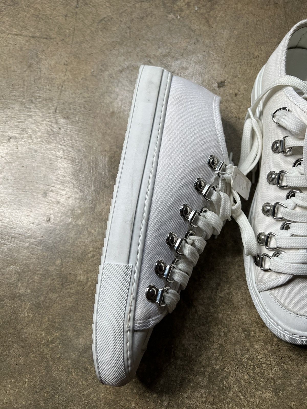 JW Anderson J.W. Anderson S/S 17 Low Top Flax Eyelet Trainers Size US 9 / EU 42 - 8 Thumbnail