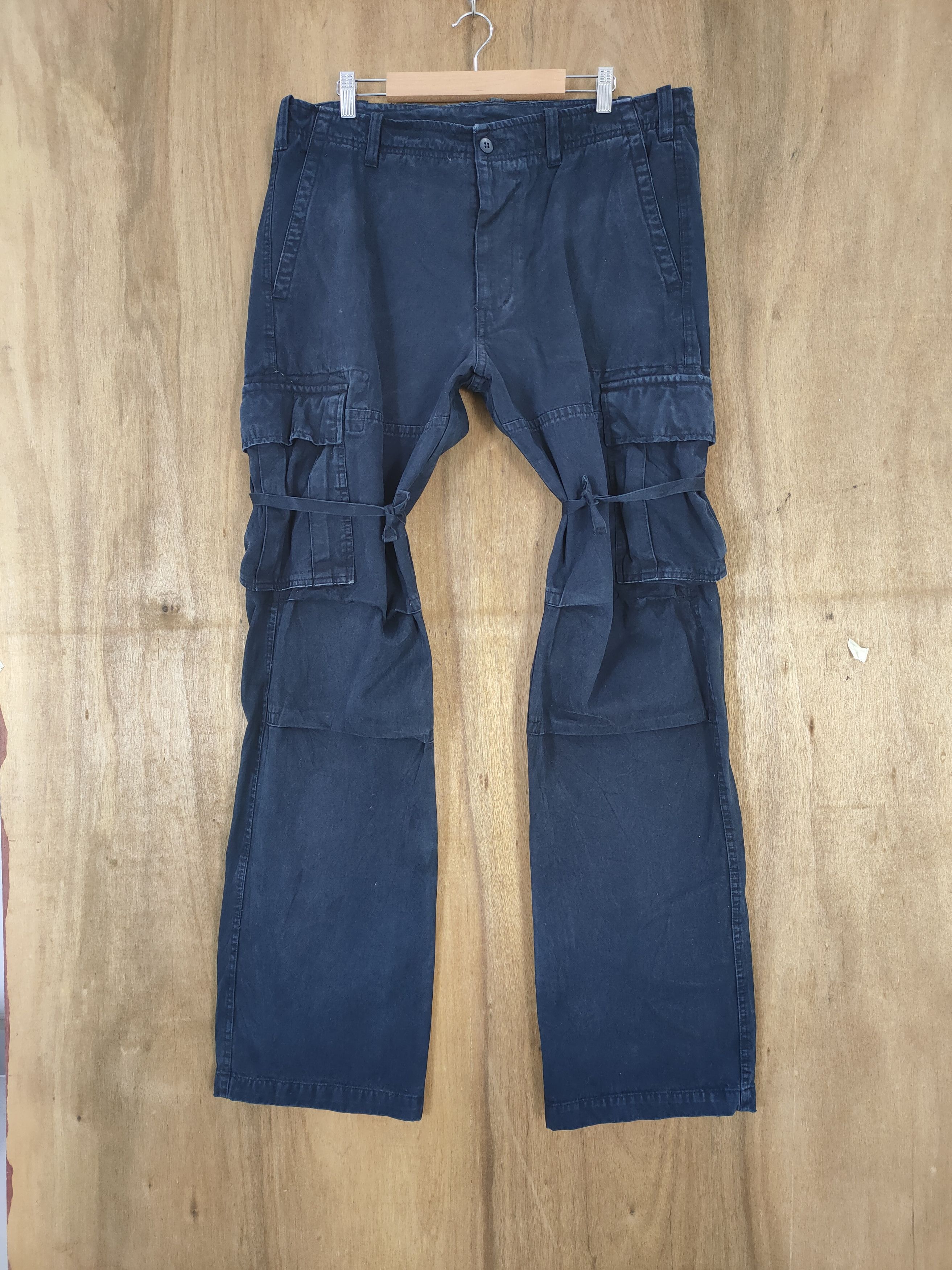 If Six Was Nine × Japanese Brand JAPANESE BRAND PARACHUTE CARGO PANTS Size US 37 - 3 Thumbnail