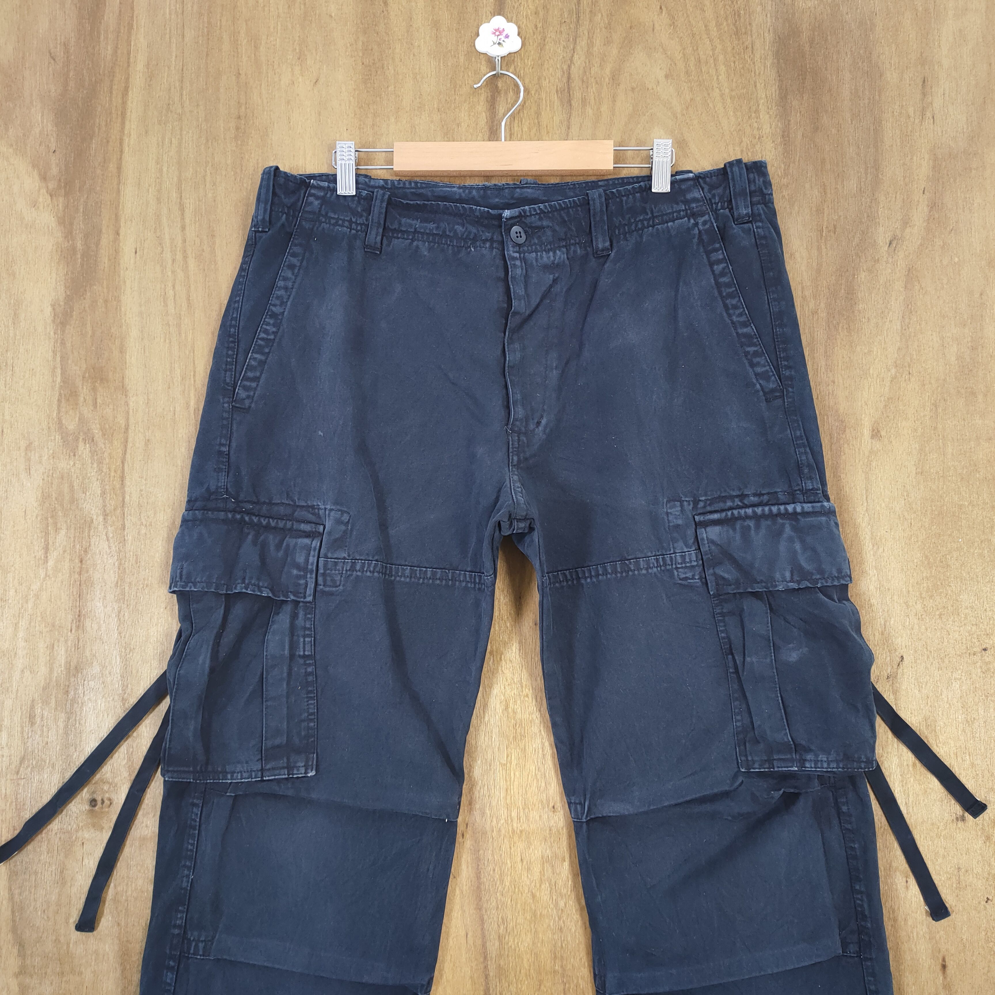If Six Was Nine × Japanese Brand JAPANESE BRAND PARACHUTE CARGO PANTS Size US 37 - 7 Thumbnail