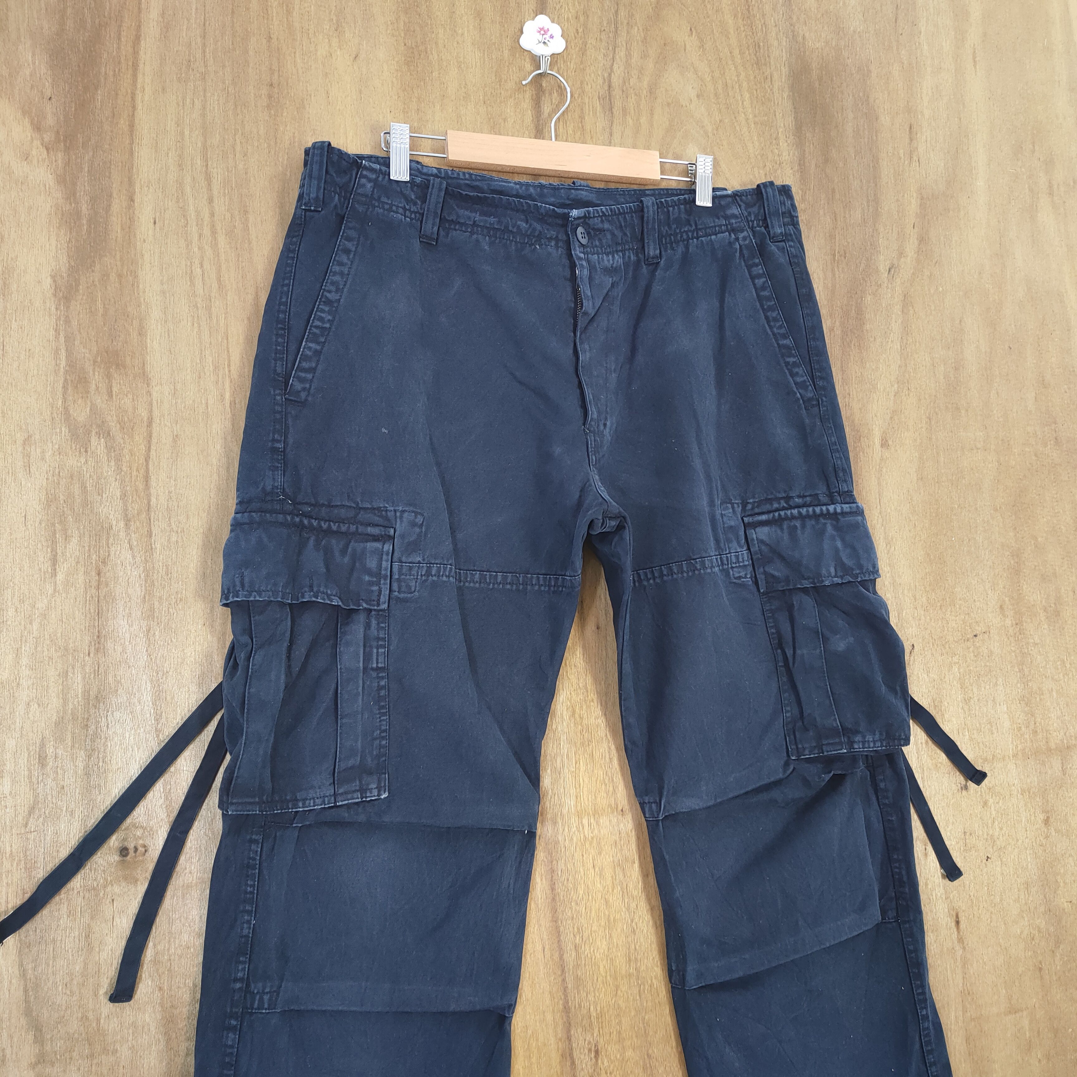 If Six Was Nine × Japanese Brand JAPANESE BRAND PARACHUTE CARGO PANTS Size US 37 - 9 Thumbnail