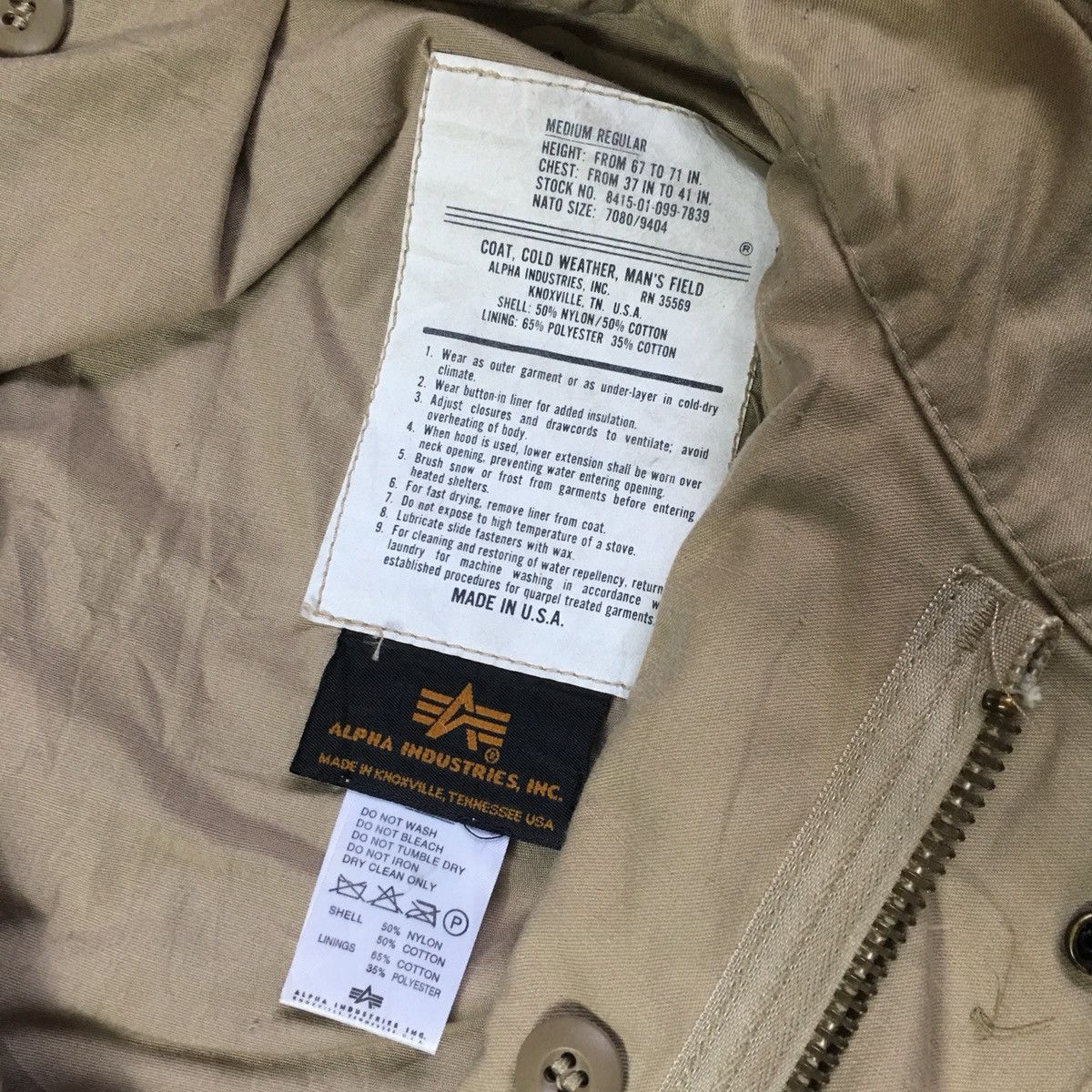Alpha Industries Rare! Tactical Military Alpha M65 Jacket Size US L / EU 52-54 / 3 - 10 Thumbnail