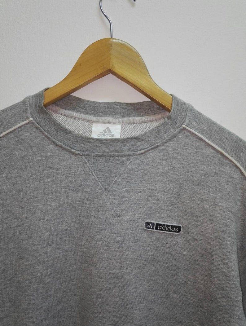 Adidas Adidas Sweatshirt Embroidered Logo Good Condition Used(c18) Size US L / EU 52-54 / 3 - 2 Thumbnail