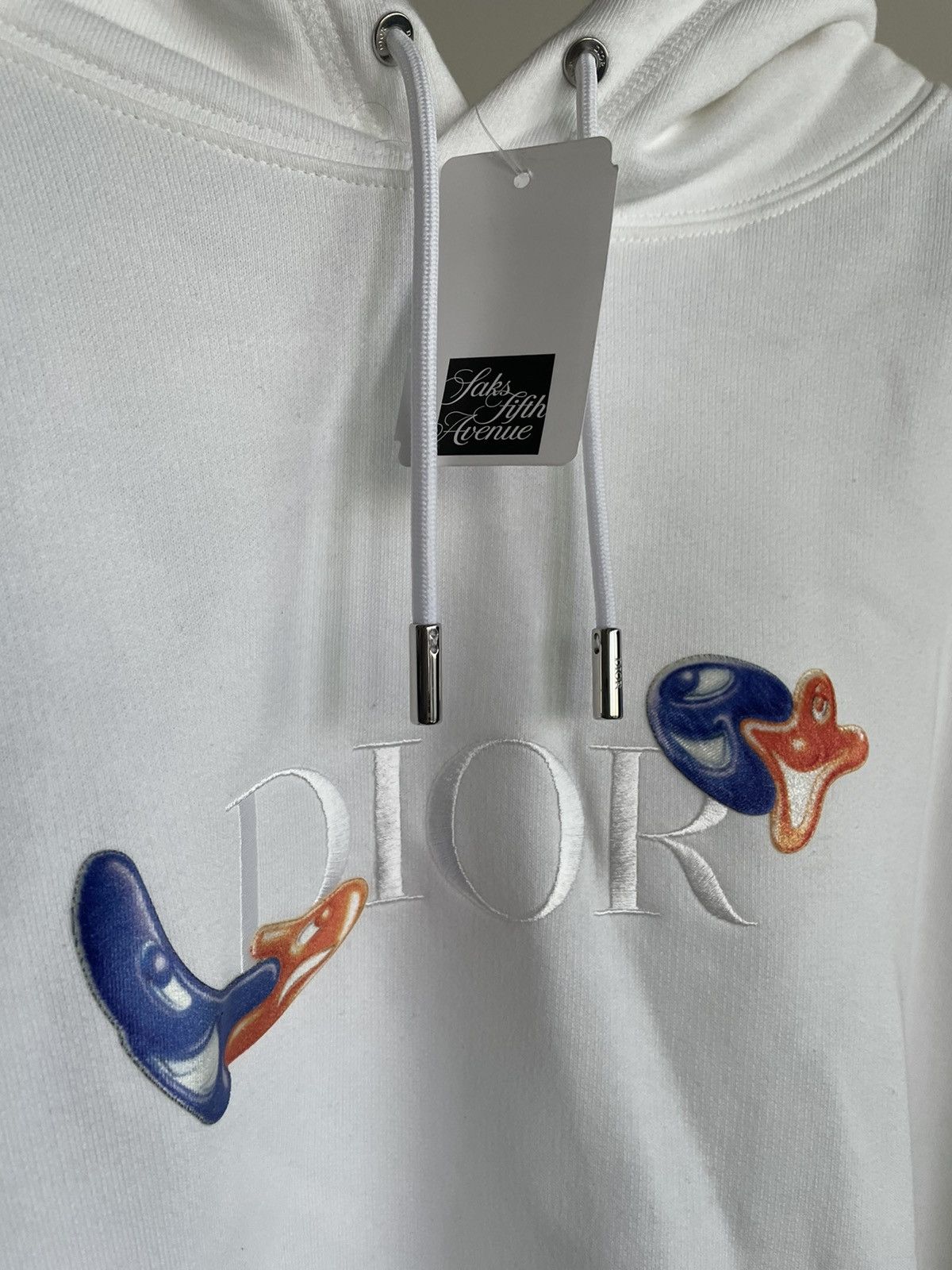 Dior Sold Out Runway $2,500 Rare Dior x Kenny Scharf Logo Hoodie Size US XL / EU 56 / 4 - 8 Thumbnail