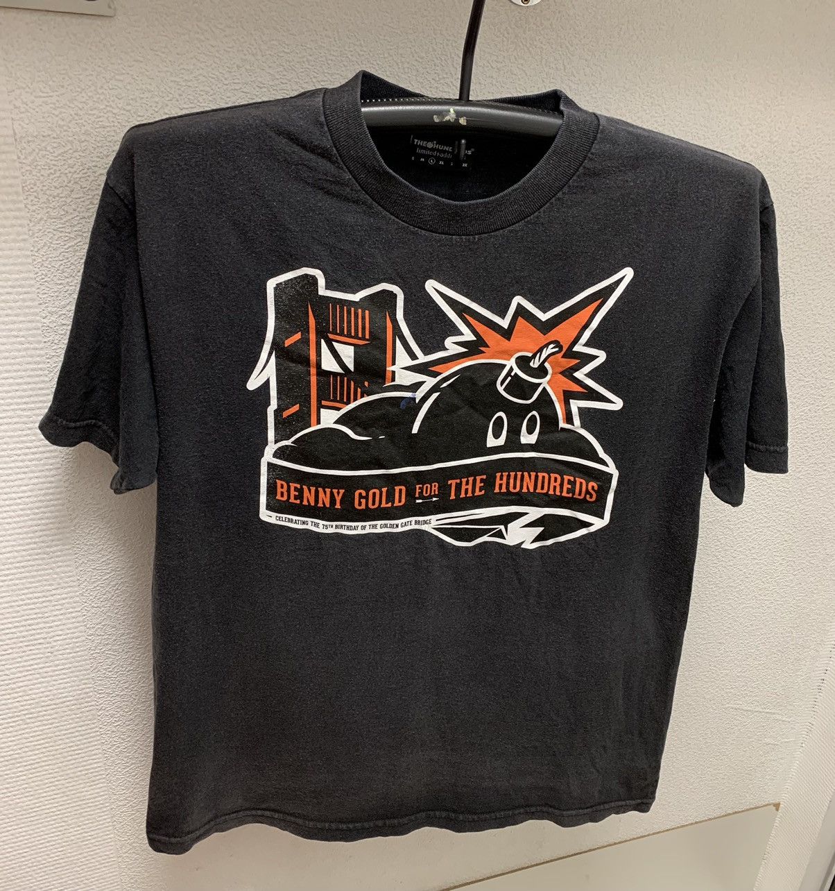 The hundreds benny gold bomb t-shirt L sz made in Usa