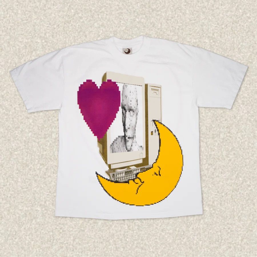 image of Lyrical Lemonade By Cole Bennett Item 044 I’M Editing Tonight Tee White M, Men's (Size Medium)
