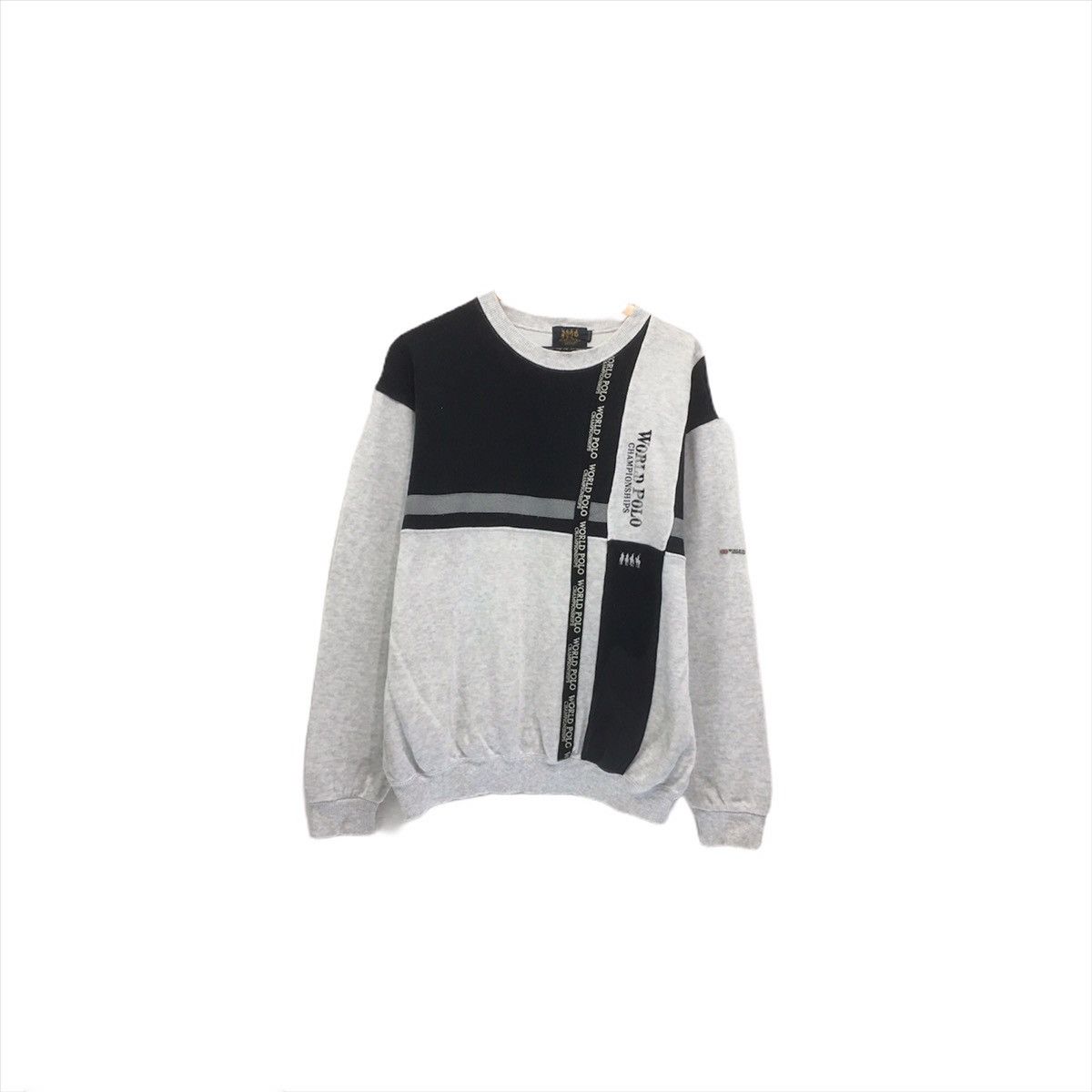 Japanese Brand × Vintage World Polo Sweatshirt Spellout World Polo Championship Size US M / EU 48-50 / 2 - 2 Thumbnail