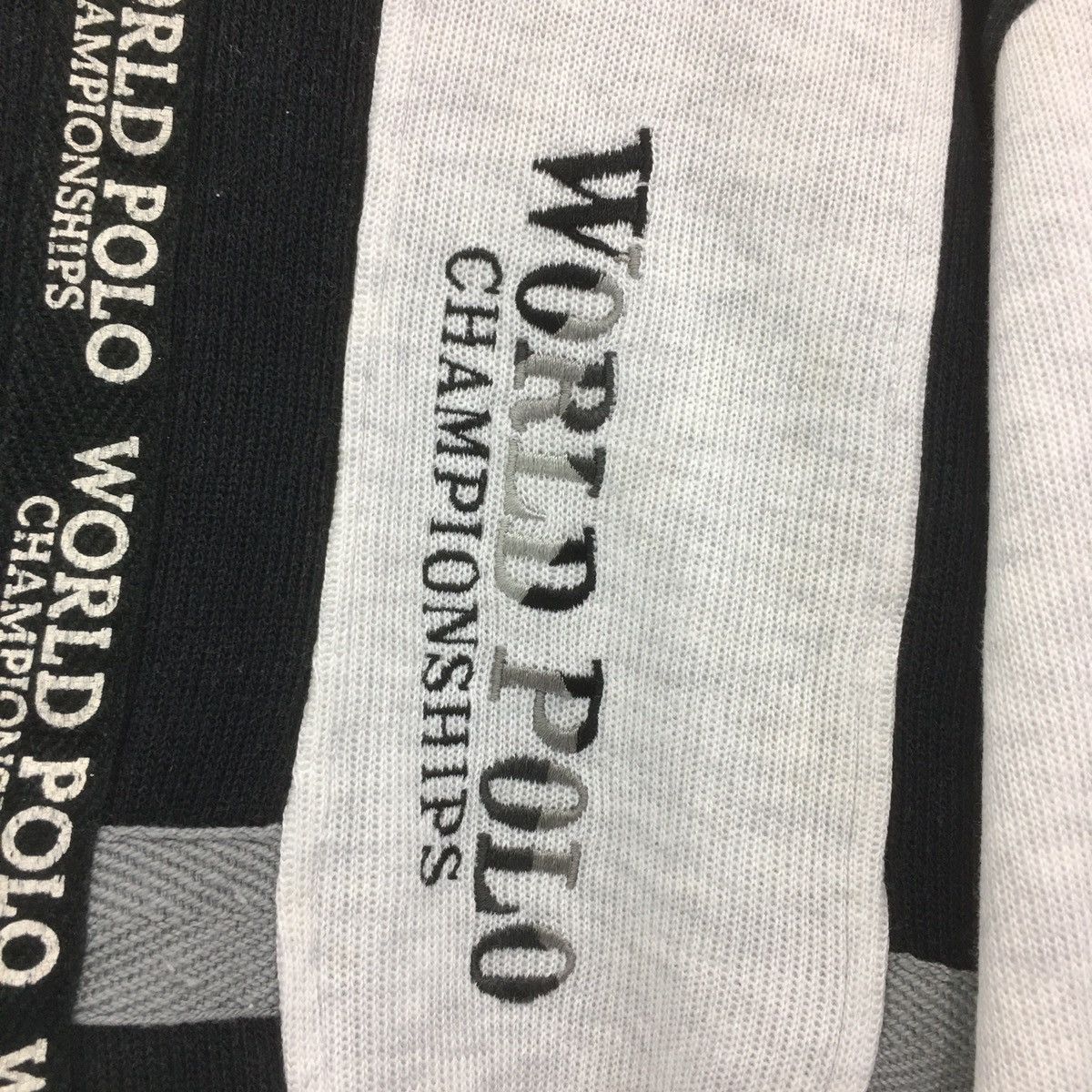 Japanese Brand × Vintage World Polo Sweatshirt Spellout World Polo Championship Size US M / EU 48-50 / 2 - 3 Thumbnail