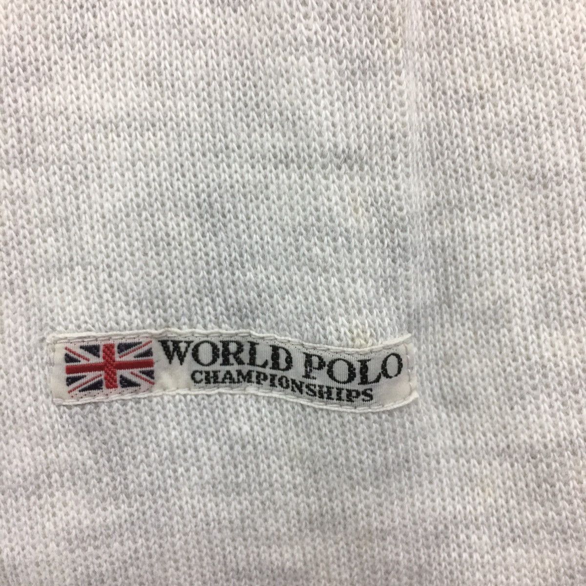 Japanese Brand × Vintage World Polo Sweatshirt Spellout World Polo Championship Size US M / EU 48-50 / 2 - 7 Thumbnail