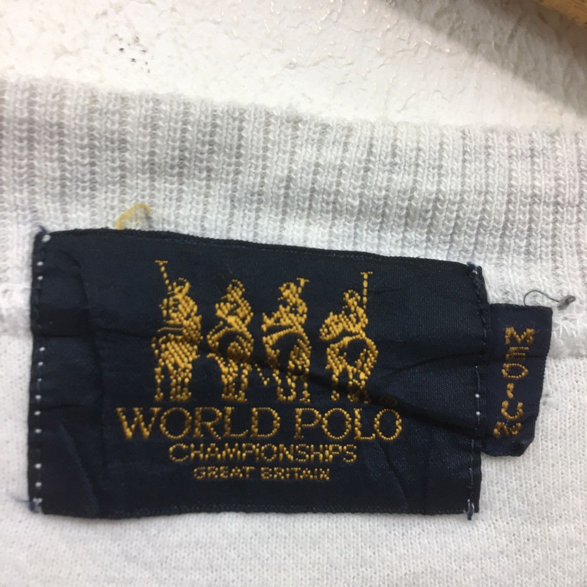 Japanese Brand × Vintage World Polo Sweatshirt Spellout World Polo Championship Size US M / EU 48-50 / 2 - 8 Thumbnail