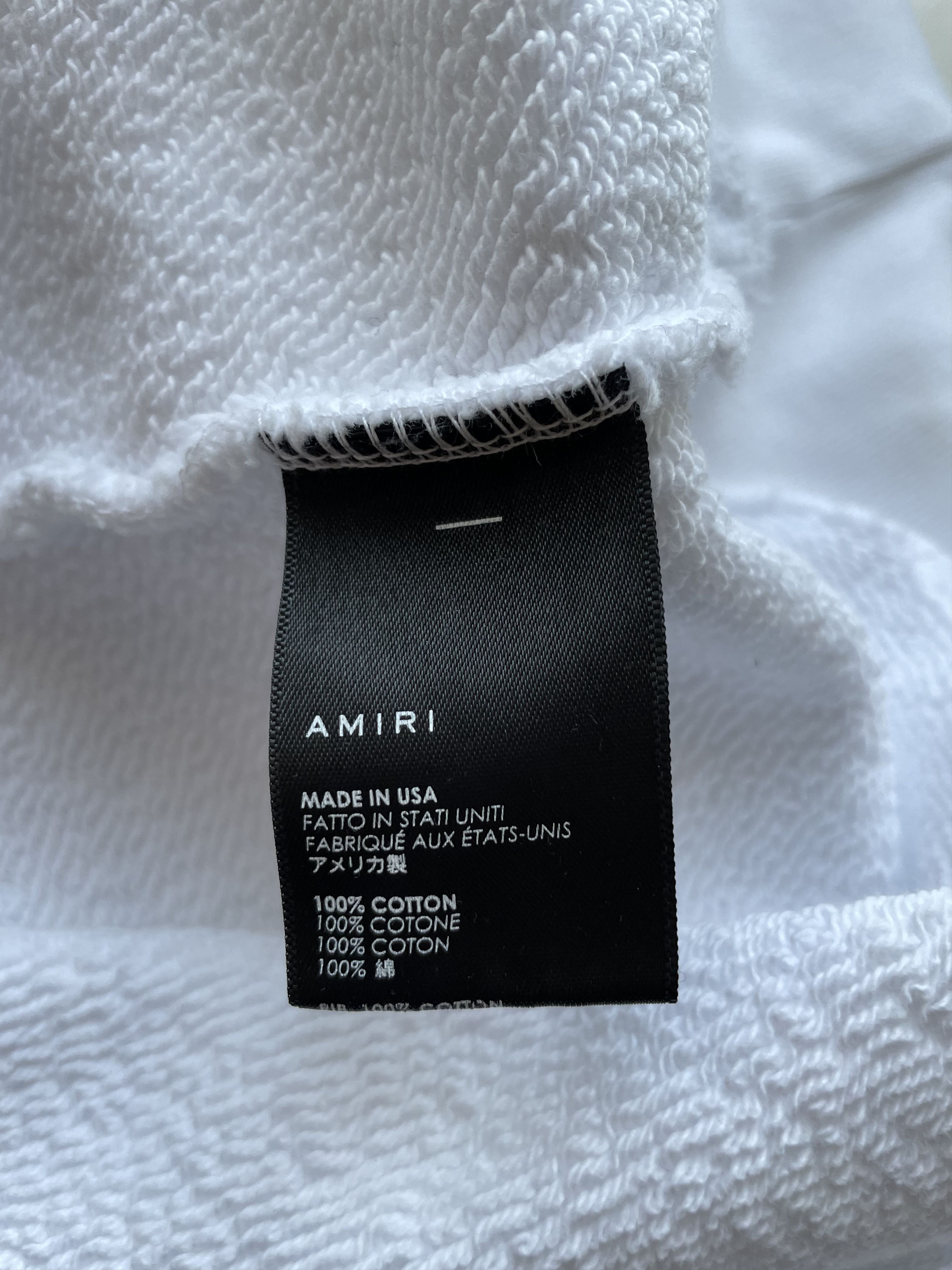 Amiri Core Logo White Hoodie Size US XXL / EU 58 / 5 - 5 Thumbnail