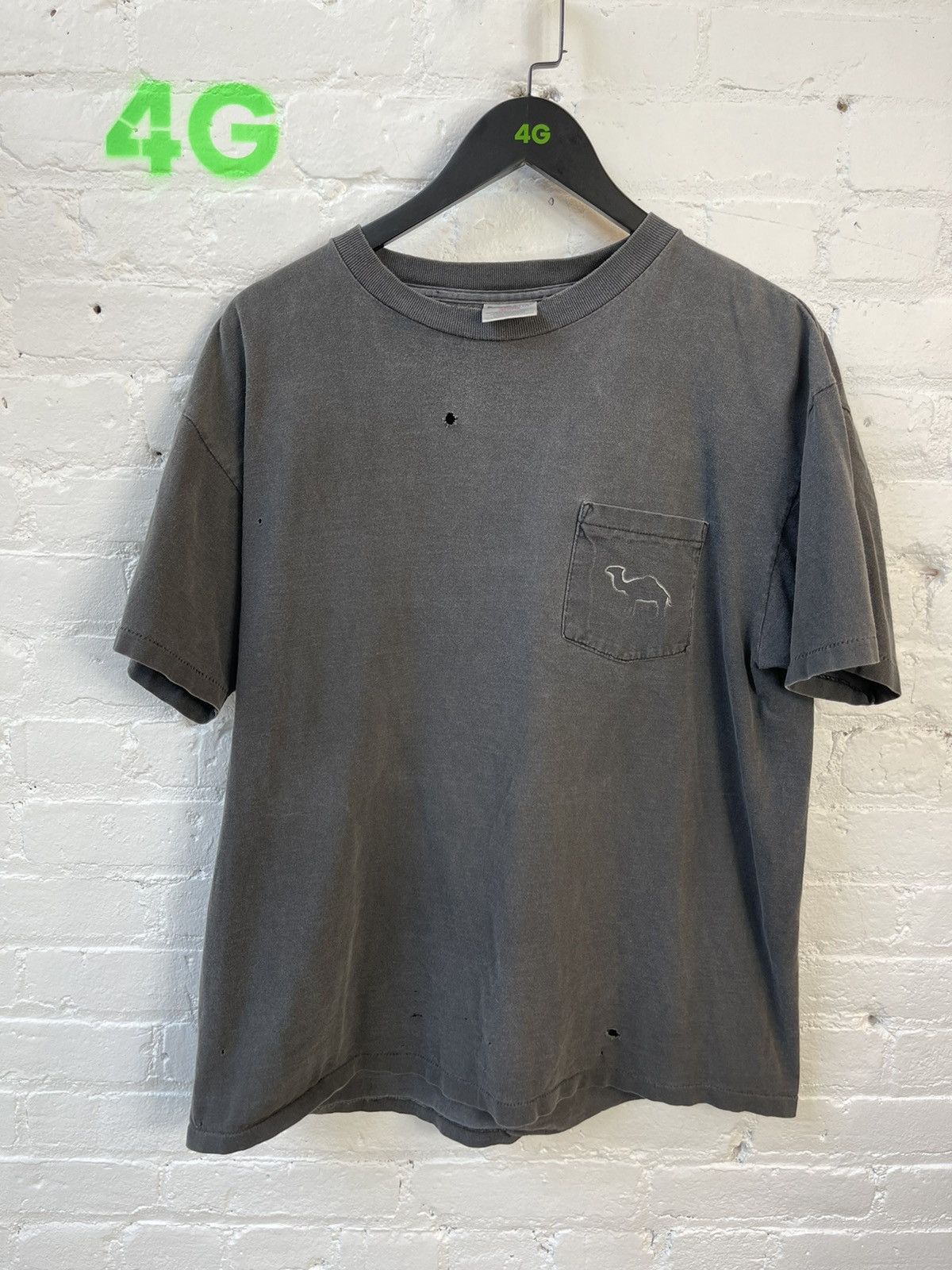 Camel × Vintage Vintage 90s CAMEL SINGLE STITCH BLACK SHIRT Size US XL / EU 56 / 4 - 7 Thumbnail