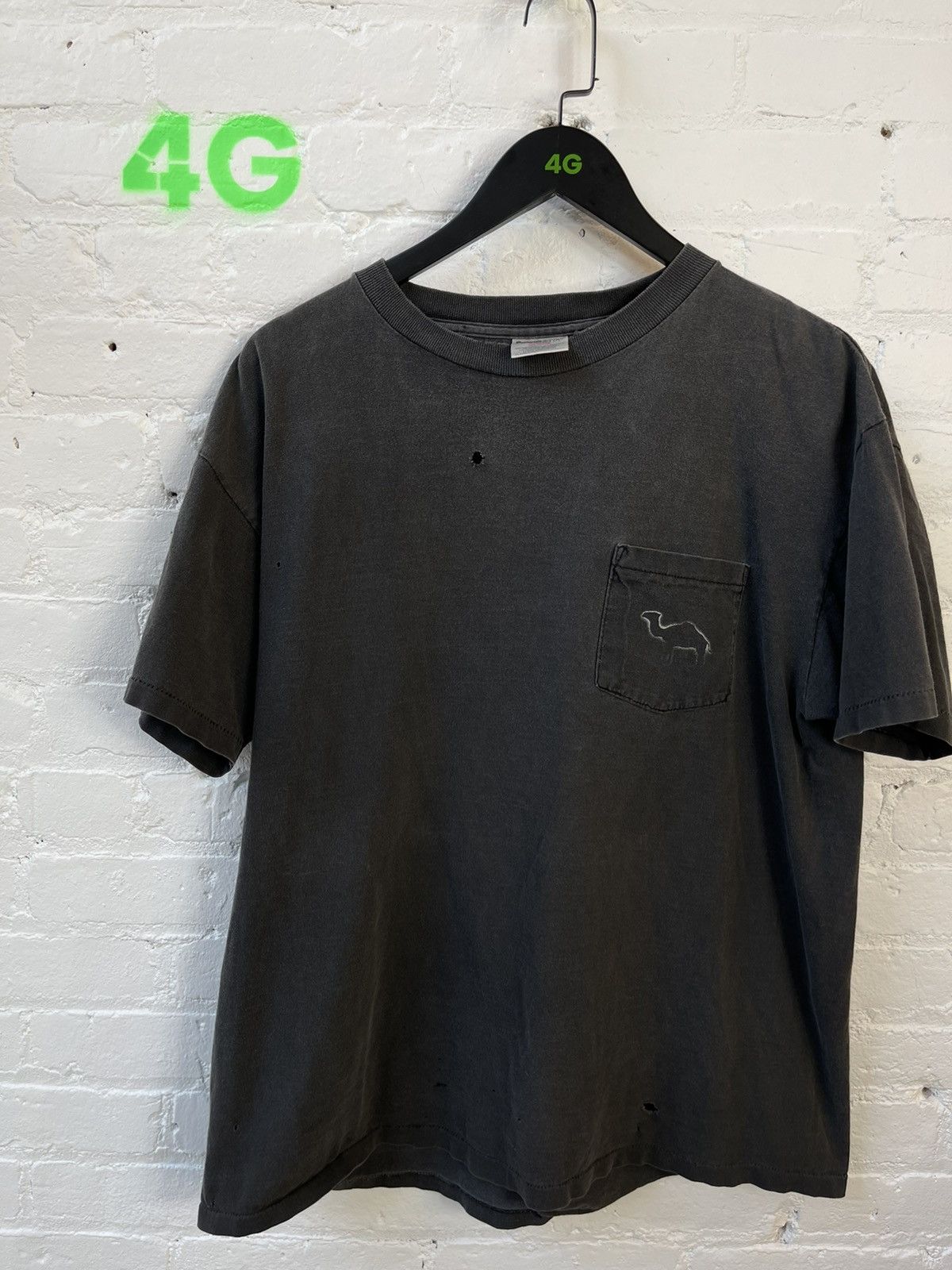 Camel × Vintage Vintage 90s CAMEL SINGLE STITCH BLACK SHIRT Size US XL / EU 56 / 4 - 6 Thumbnail