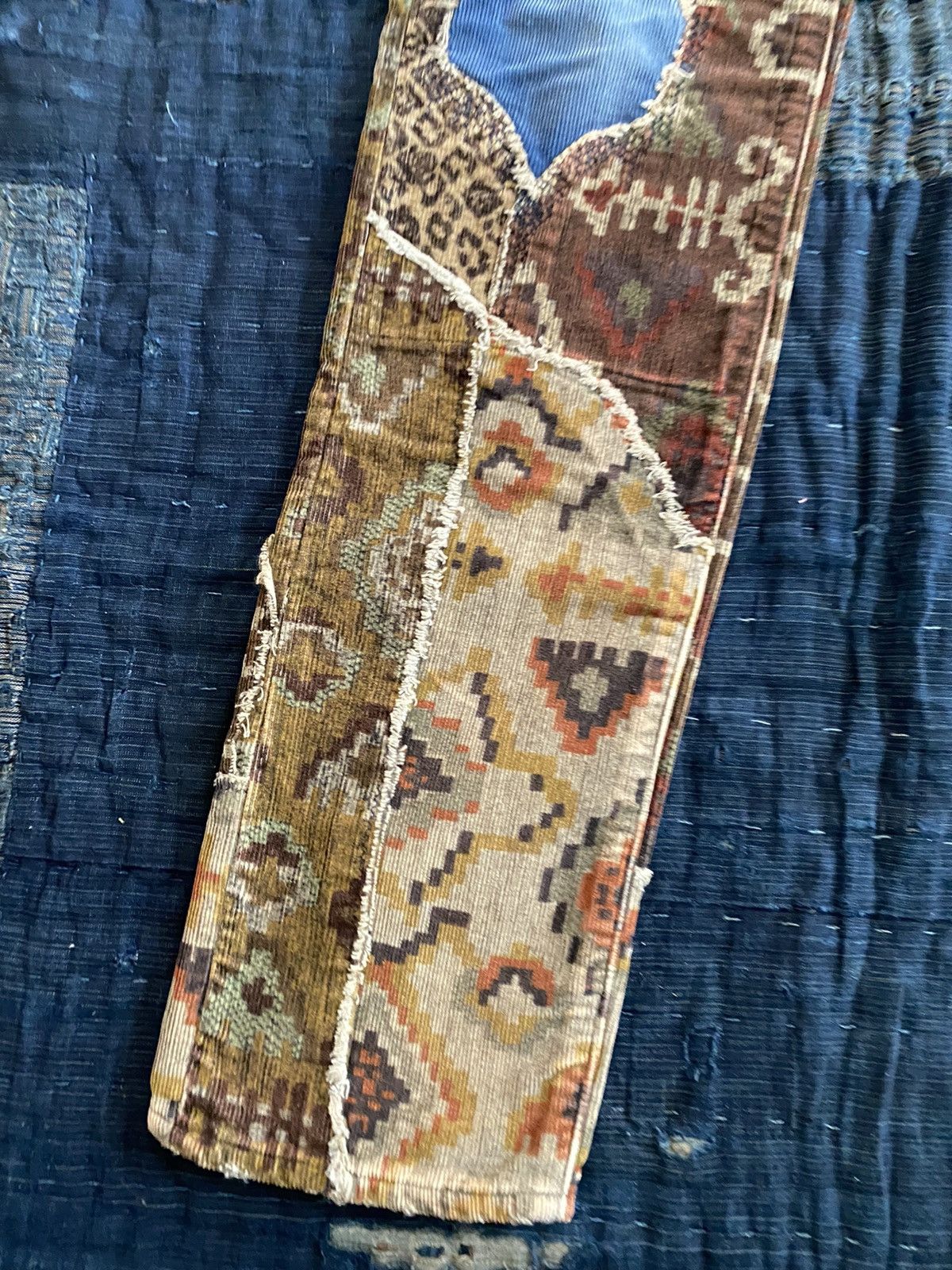 Kapital × Kapital Kountry Kapital patchwork camouflage leopard corduroy pants Size US 31 - 7 Thumbnail