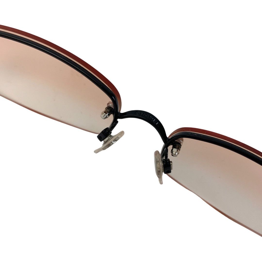 Chanel Chanel 4093-B Rhinestone Orange Rimless Sunglasses Size ONE SIZE - 3 Thumbnail
