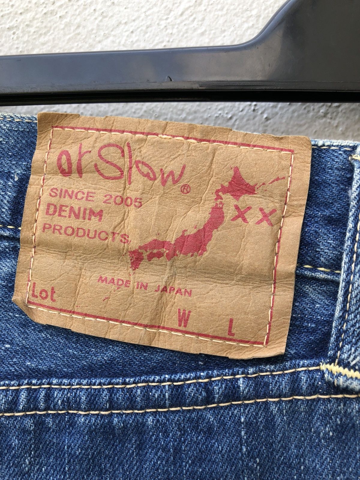 Orslow Orslow Japan Ripped Paint Splattered Selvedge Denim Jeans Size US 32 / EU 48 - 15 Thumbnail