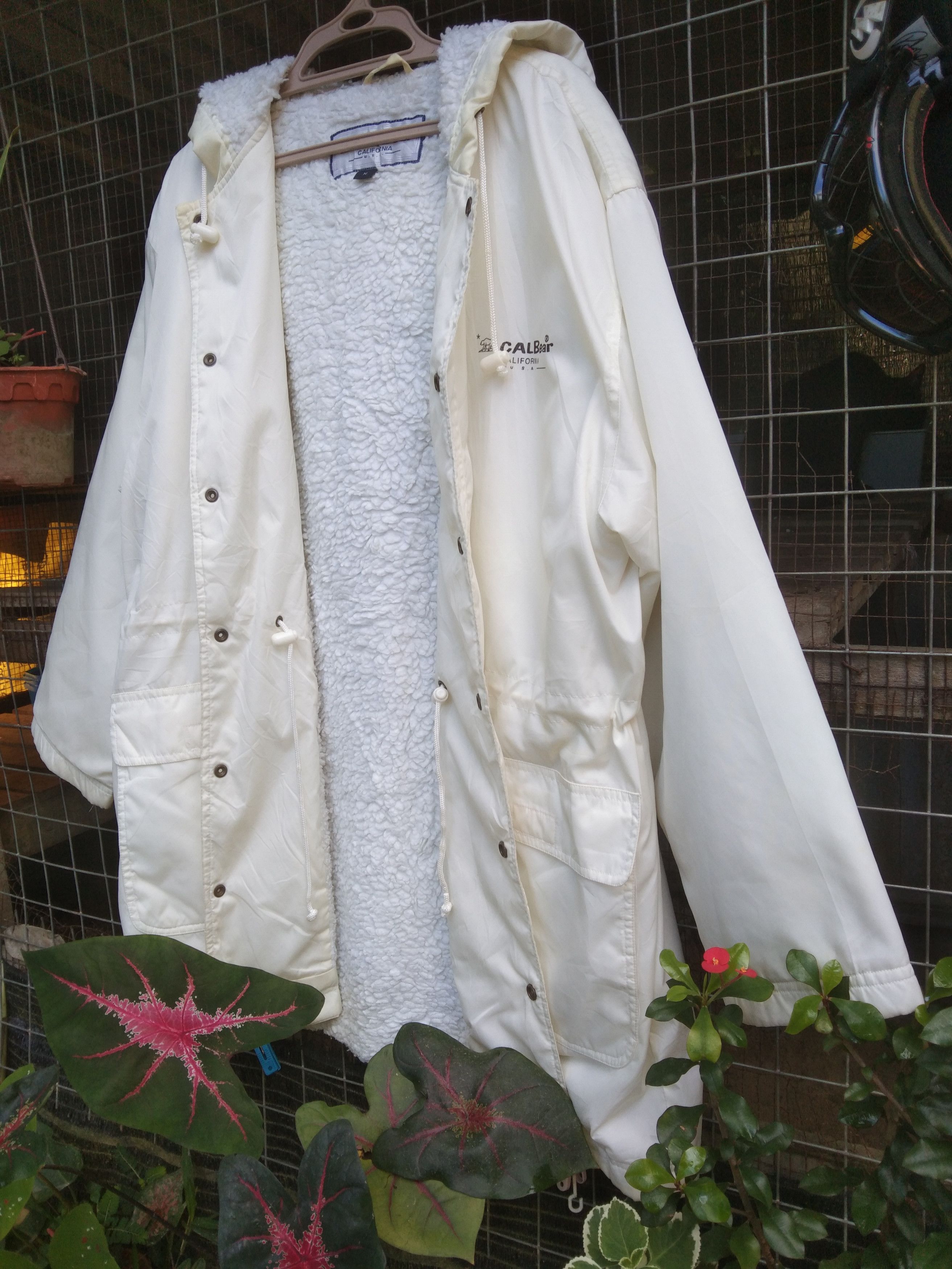 Japanese Brand × Vintage CALIFORNIA BEAR SHERPA PARKA LONG JACKET Size US M / EU 48-50 / 2 - 2 Thumbnail