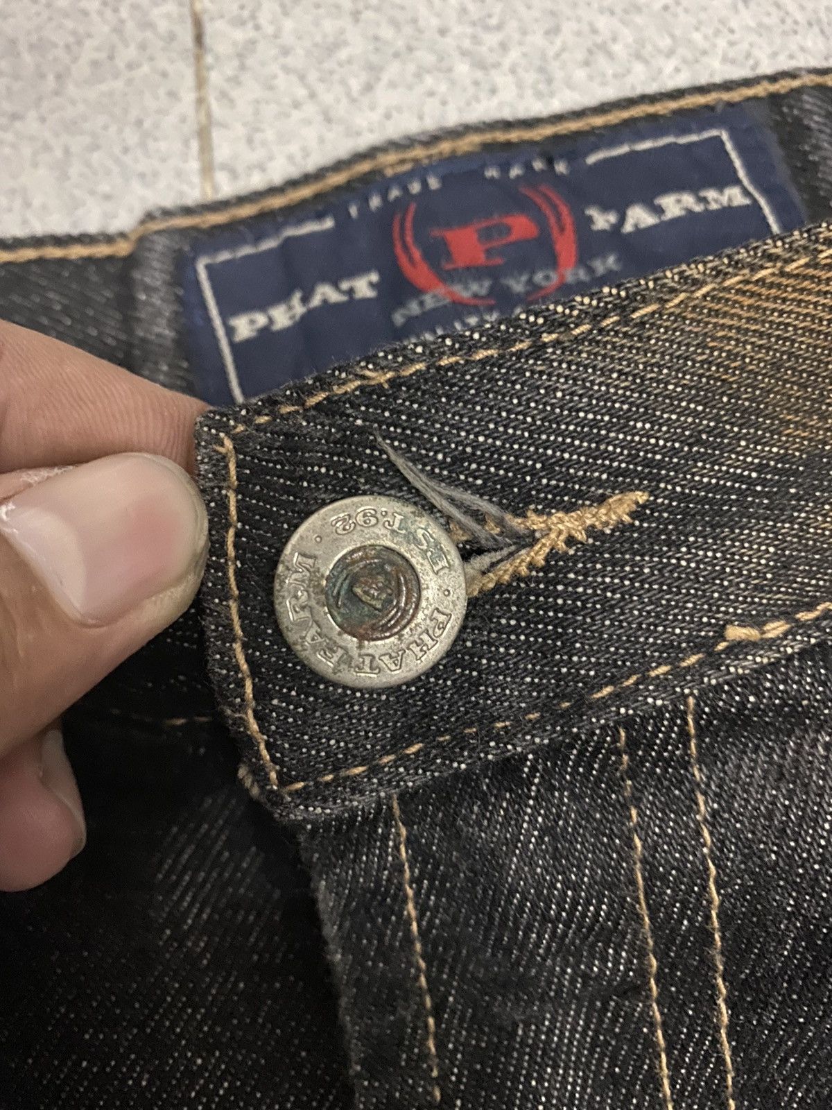 Phat Farm Vintage Phat Farm Denim Jeans Size US 37 - 6 Thumbnail