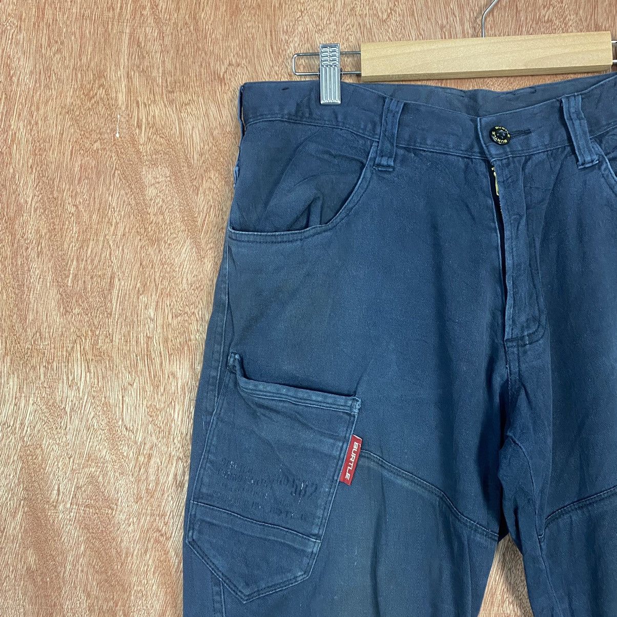 Japanese Brand Burtle Multipocket distressed Tactical Cargo Pants #c762 Size US 31 - 6 Thumbnail