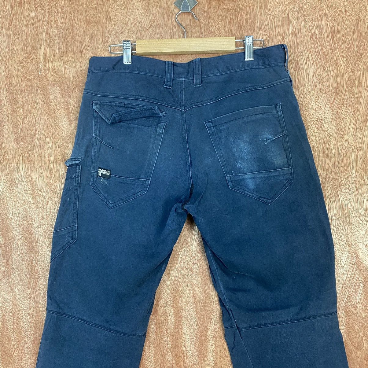 Japanese Brand Burtle Multipocket distressed Tactical Cargo Pants #c762 Size US 31 - 12 Thumbnail