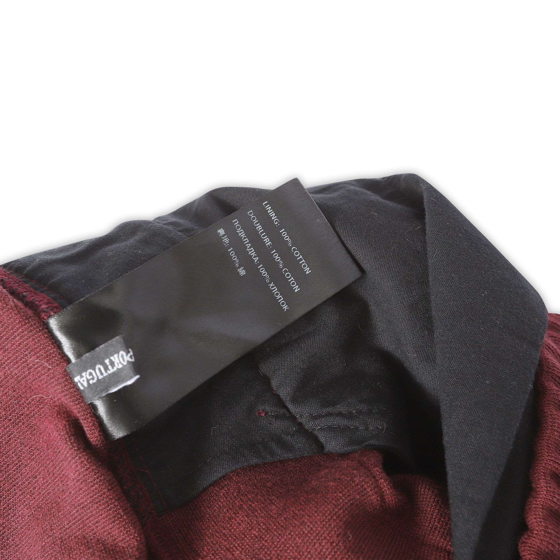 Haider Ackermann FW15 Asia Exclusive Burgundy Velvet Trackpants Size US 30 / EU 46 - 4 Thumbnail