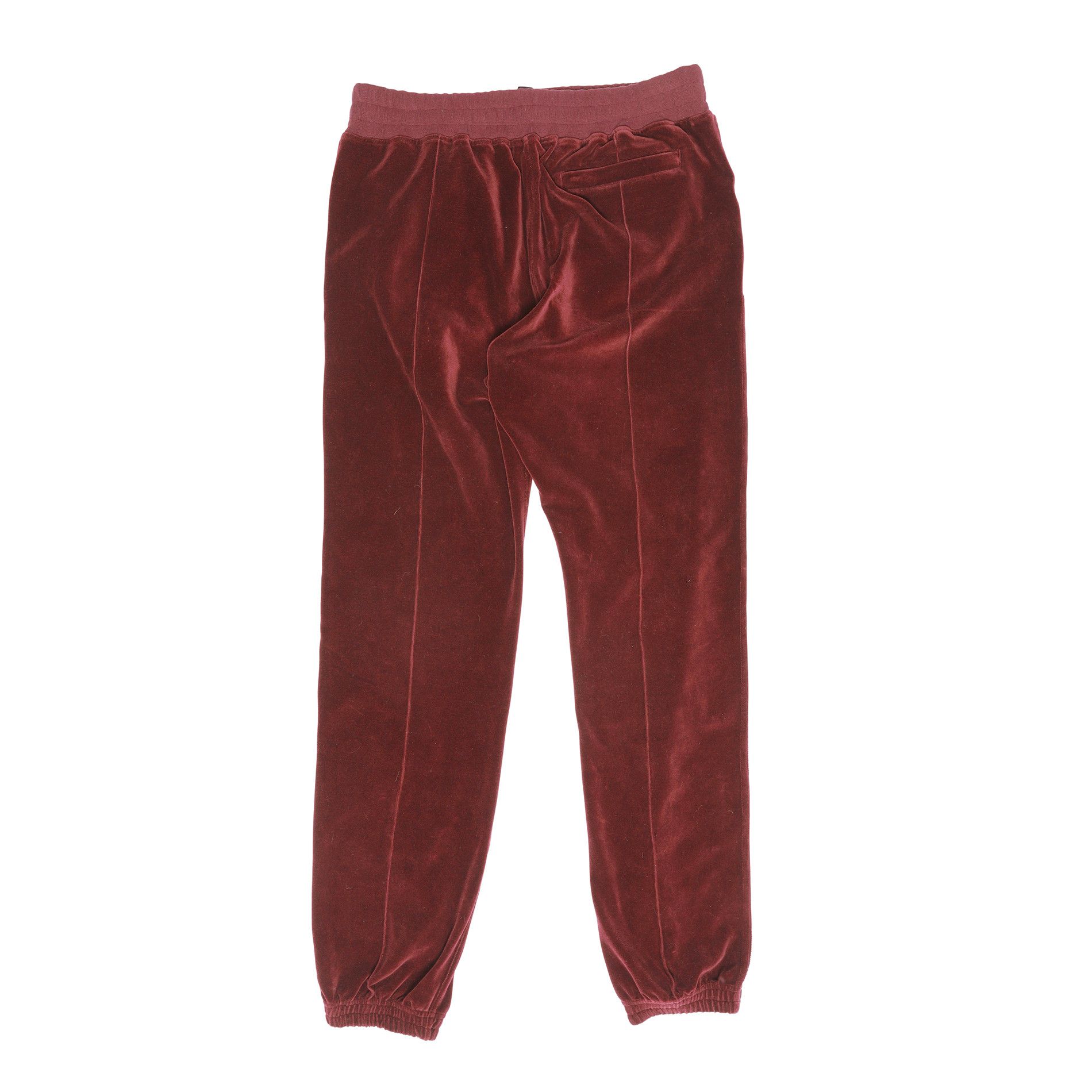Haider Ackermann FW15 Asia Exclusive Burgundy Velvet Trackpants Size US 30 / EU 46 - 2 Thumbnail