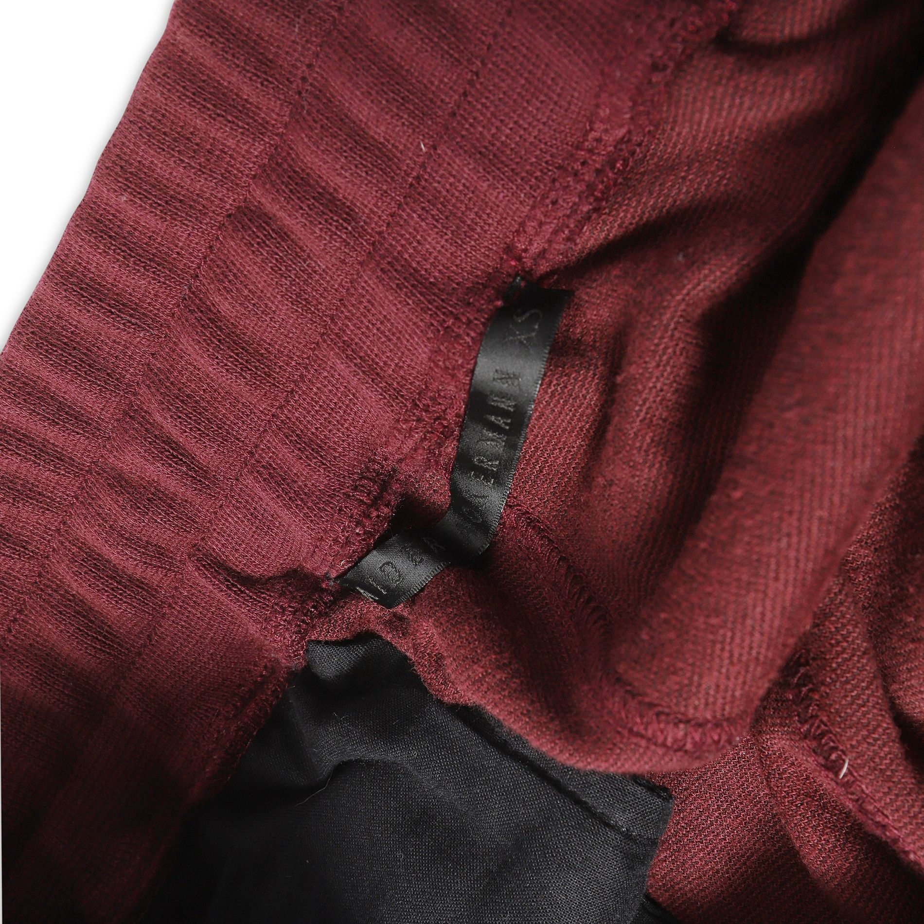 Haider Ackermann FW15 Asia Exclusive Burgundy Velvet Trackpants Size US 30 / EU 46 - 3 Thumbnail