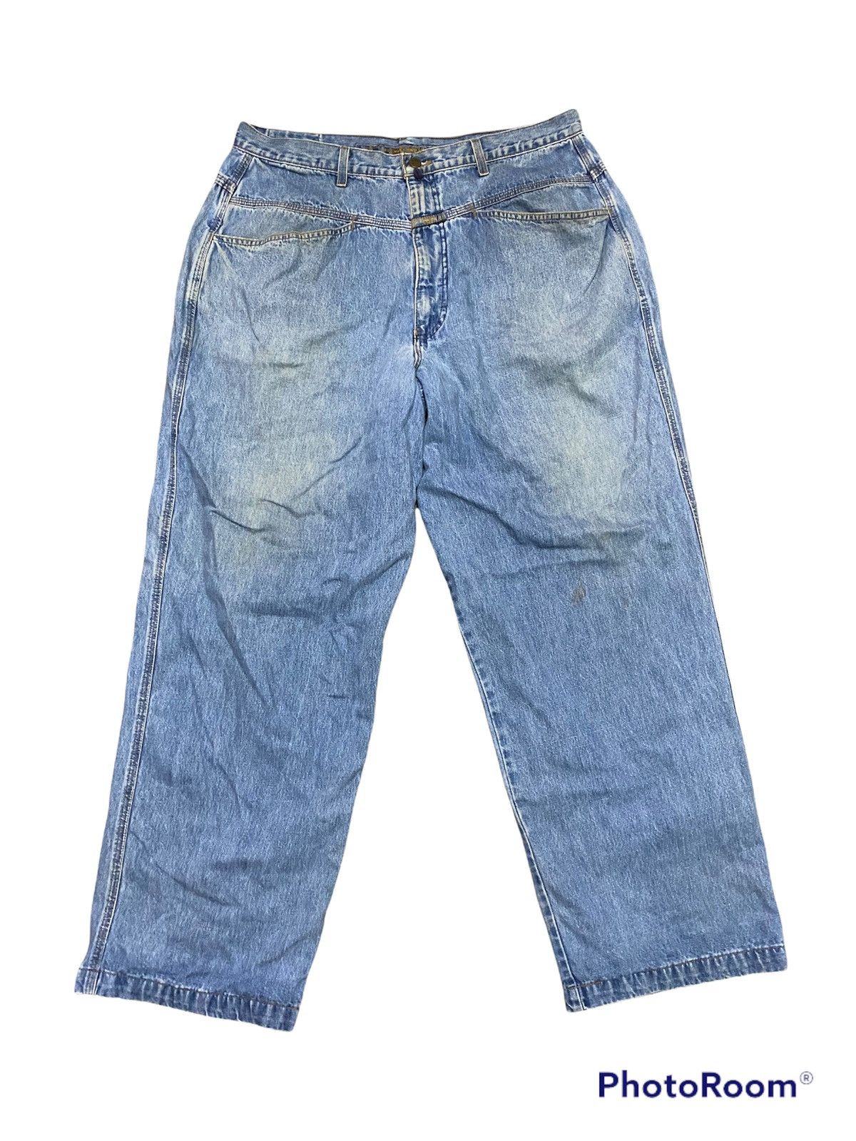 image of Distressed Denim x Marithe Francois Girbaud Offervintage Marithe Francois Girbaud Denim Jeans in Bl