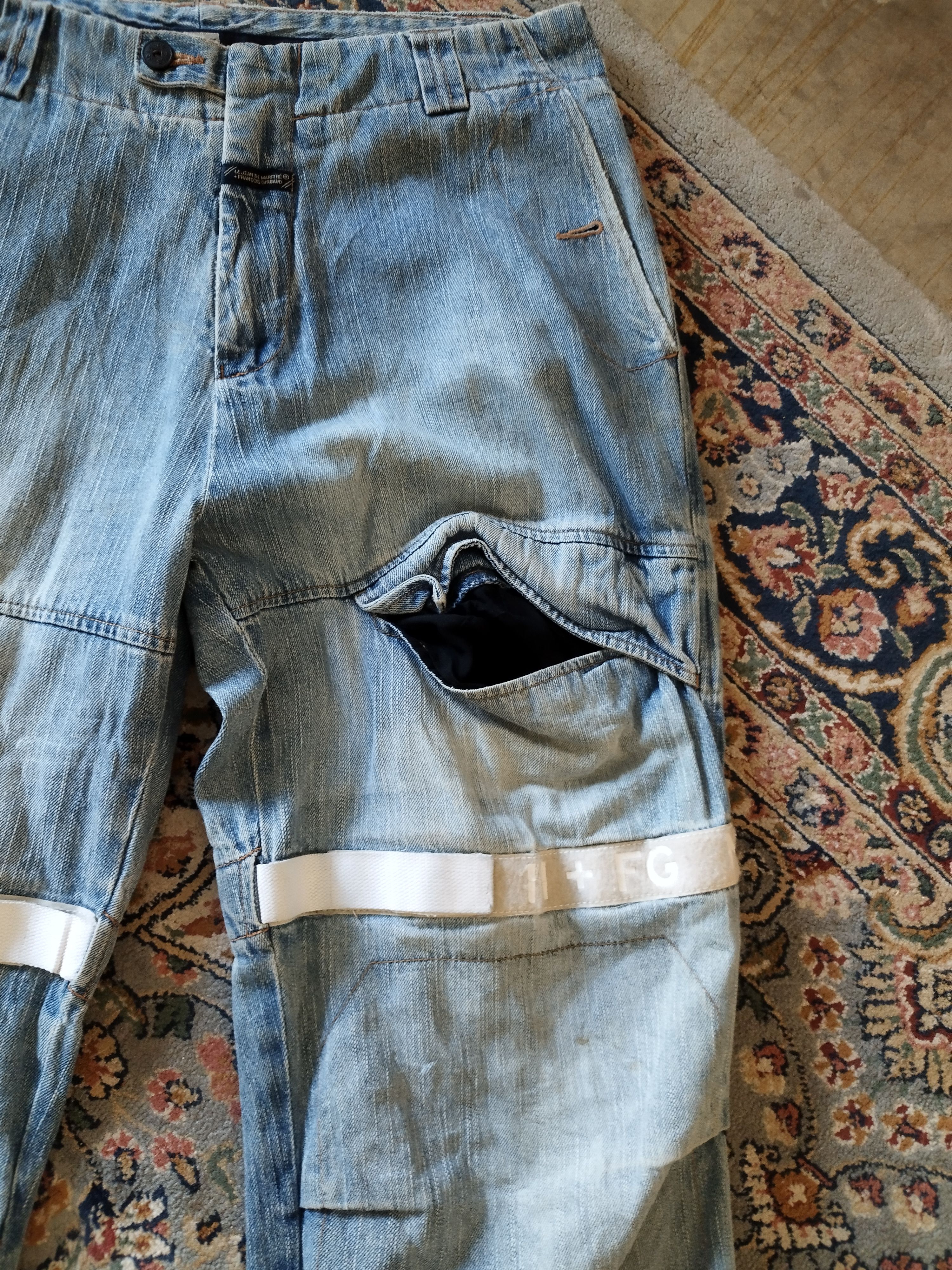 Marithe + Francois Girbaud Marithe Francois Girbaud cargo reflective jeans Size US 34 / EU 50 - 5 Thumbnail
