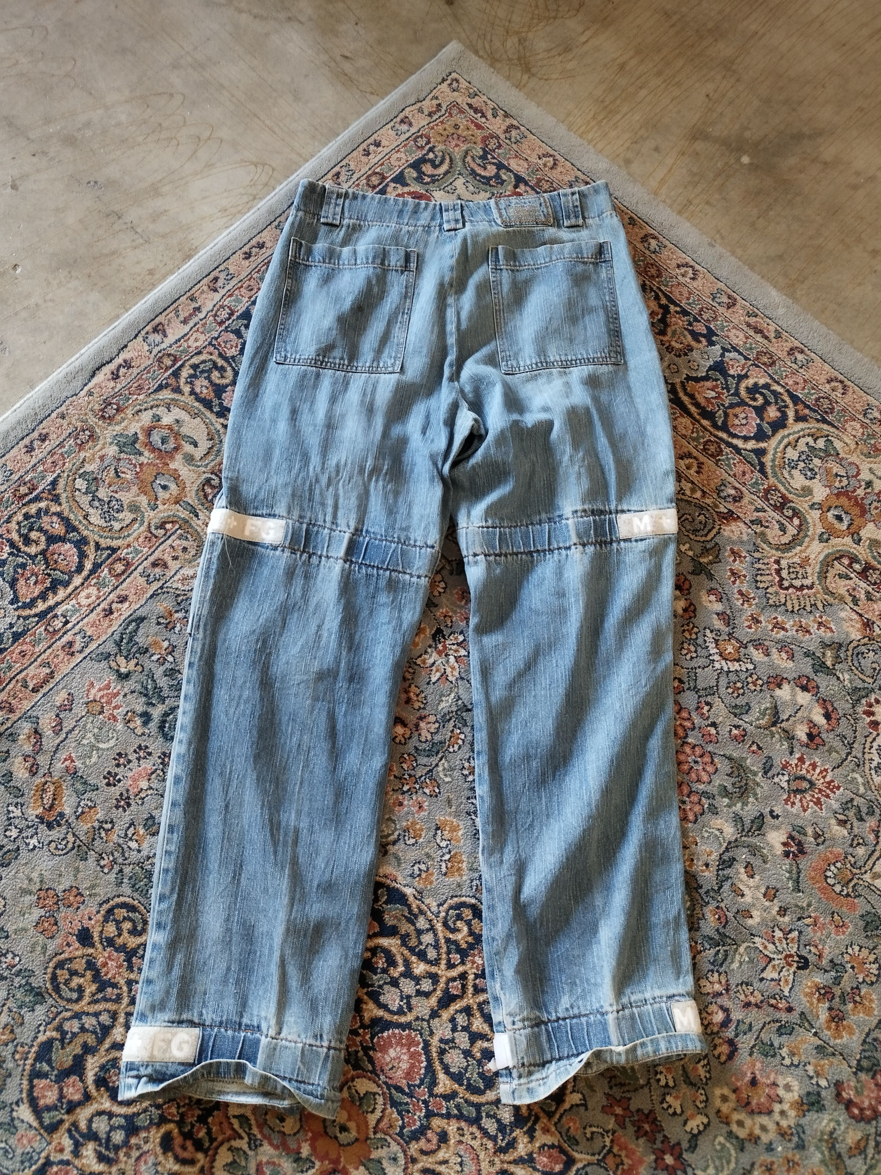 Marithe + Francois Girbaud Marithe Francois Girbaud cargo reflective jeans Size US 34 / EU 50 - 2 Thumbnail