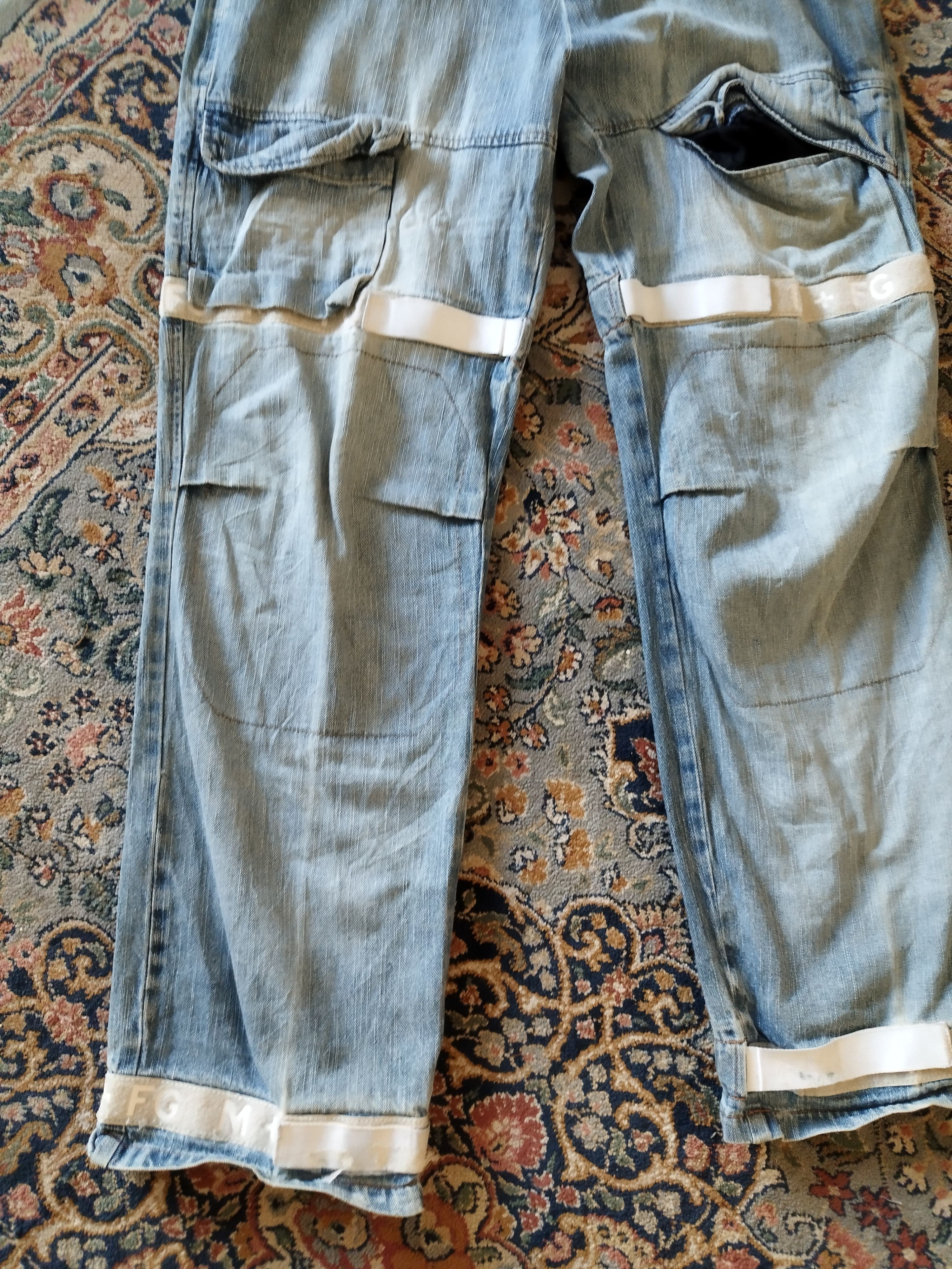 Marithe + Francois Girbaud Marithe Francois Girbaud cargo reflective jeans Size US 34 / EU 50 - 4 Thumbnail