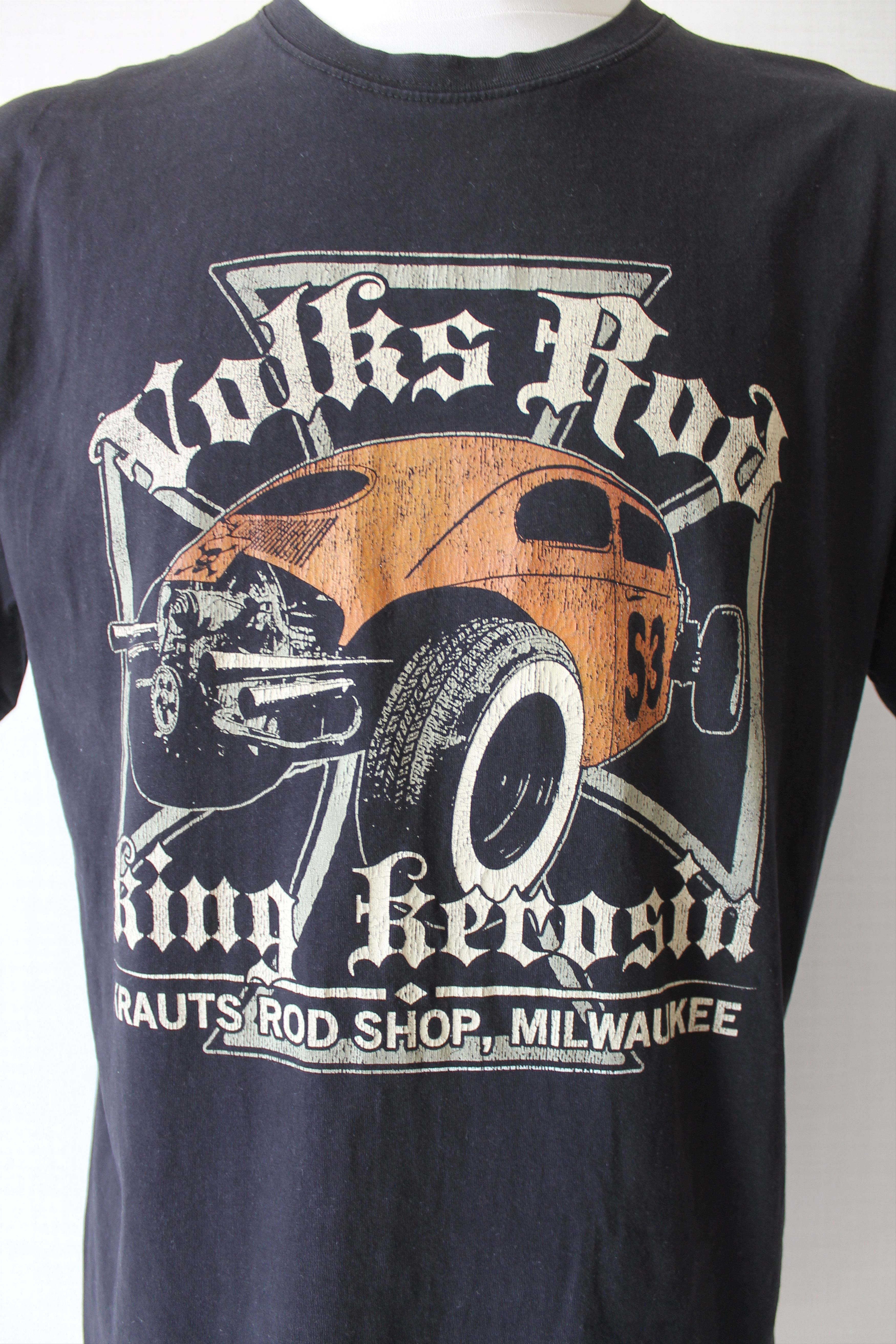 Vintage King Kerosin Volkswagen Vintage t shirt Faded tee Volksrod Size US L / EU 52-54 / 3 - 7 Thumbnail