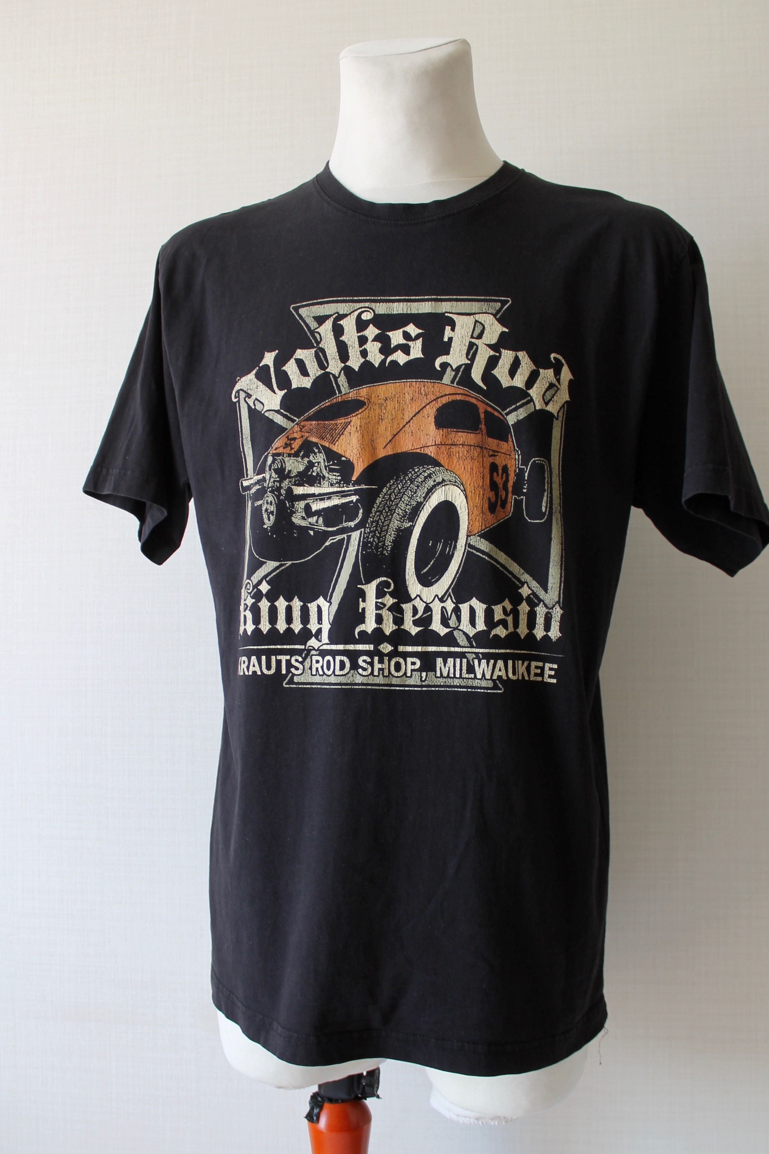 Vintage King Kerosin Volkswagen Vintage t shirt Faded tee Volksrod Size US L / EU 52-54 / 3 - 6 Thumbnail