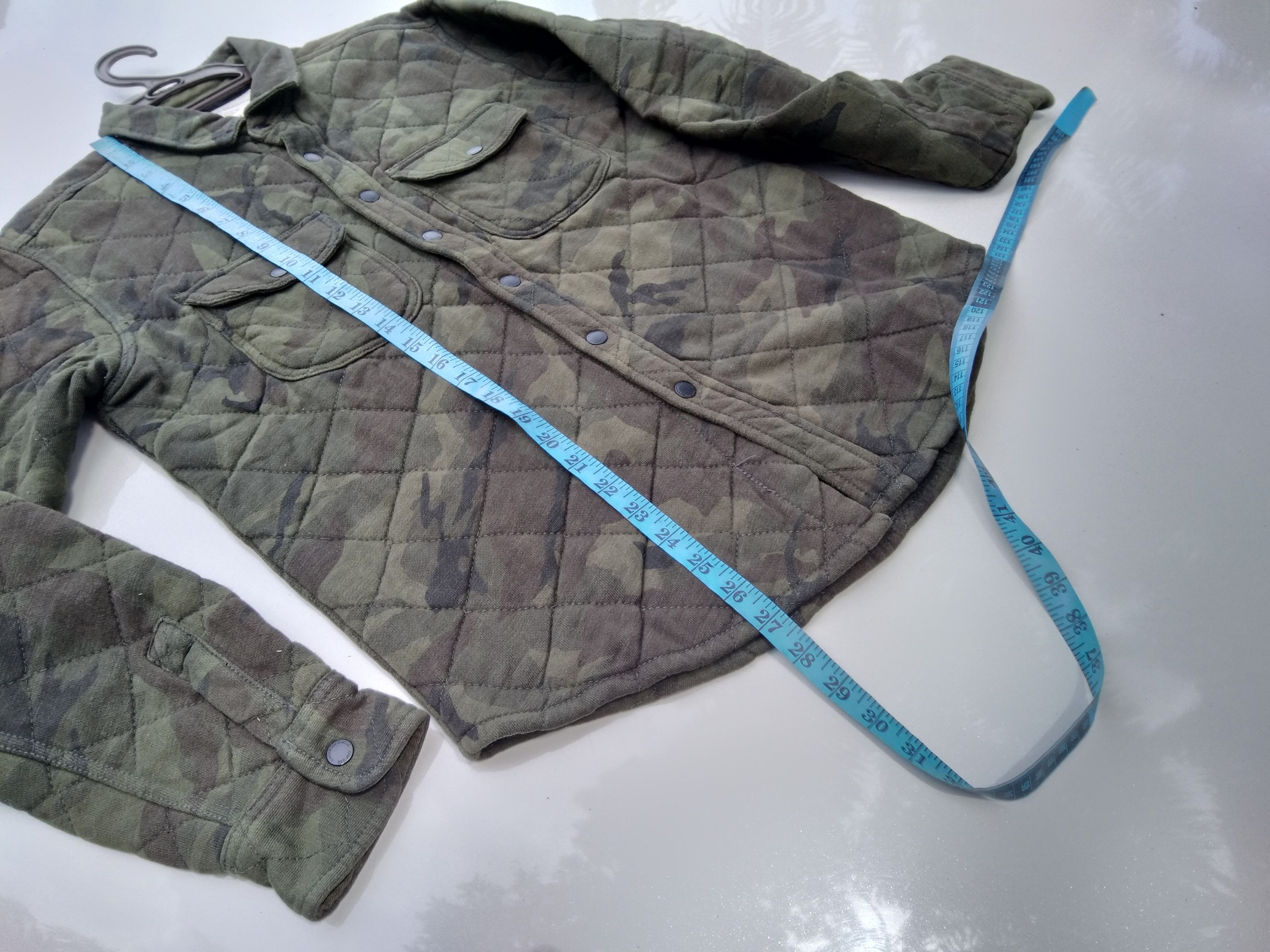 American Eagle Outfitters MEN'S CAMOUFLAGE QUILTED JACKET Size US S / EU 44-46 / 1 - 14 Thumbnail