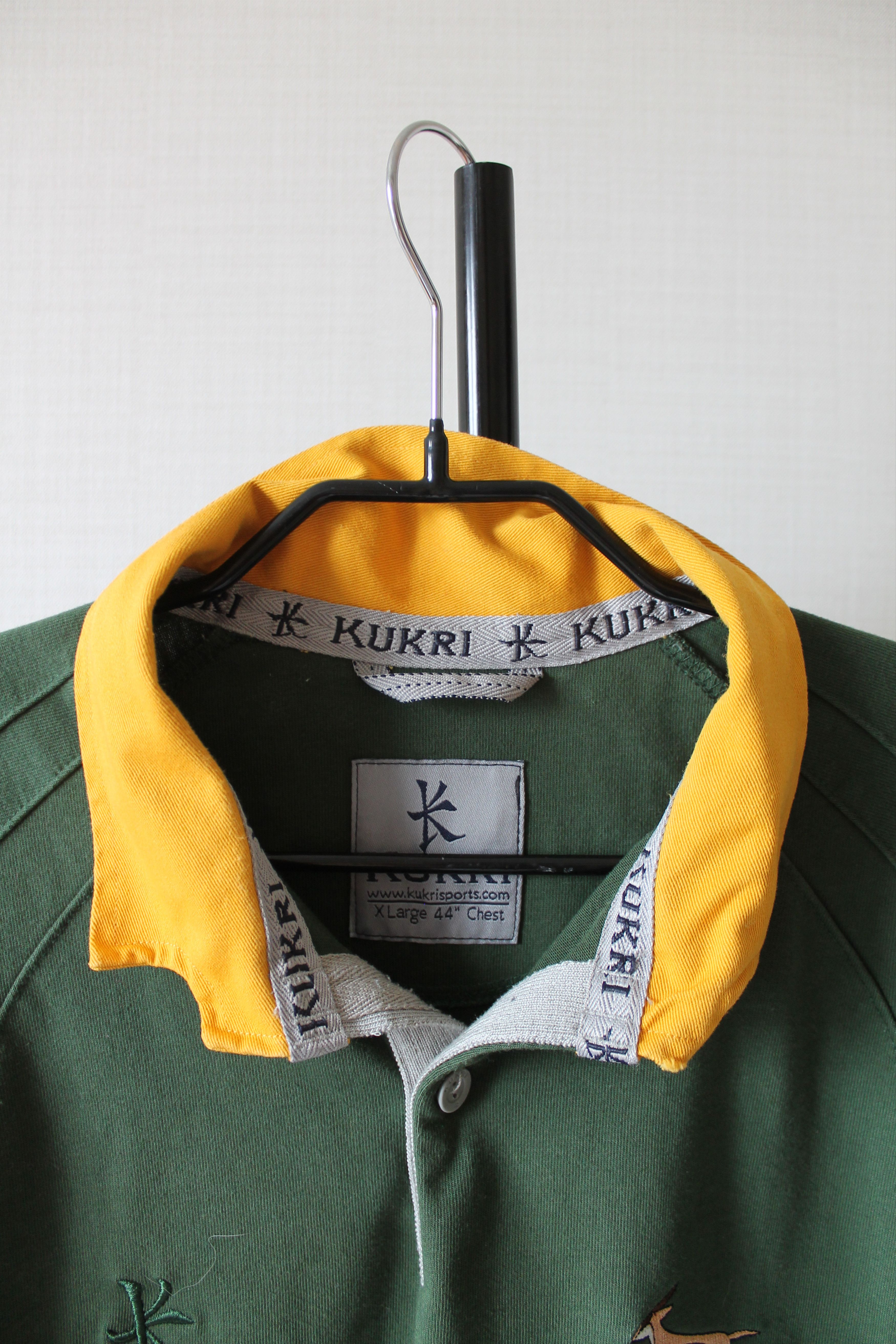 Vintage South Africa Rugby Shirt Kukri Short Sleeve green Size US XL / EU 56 / 4 - 9 Thumbnail