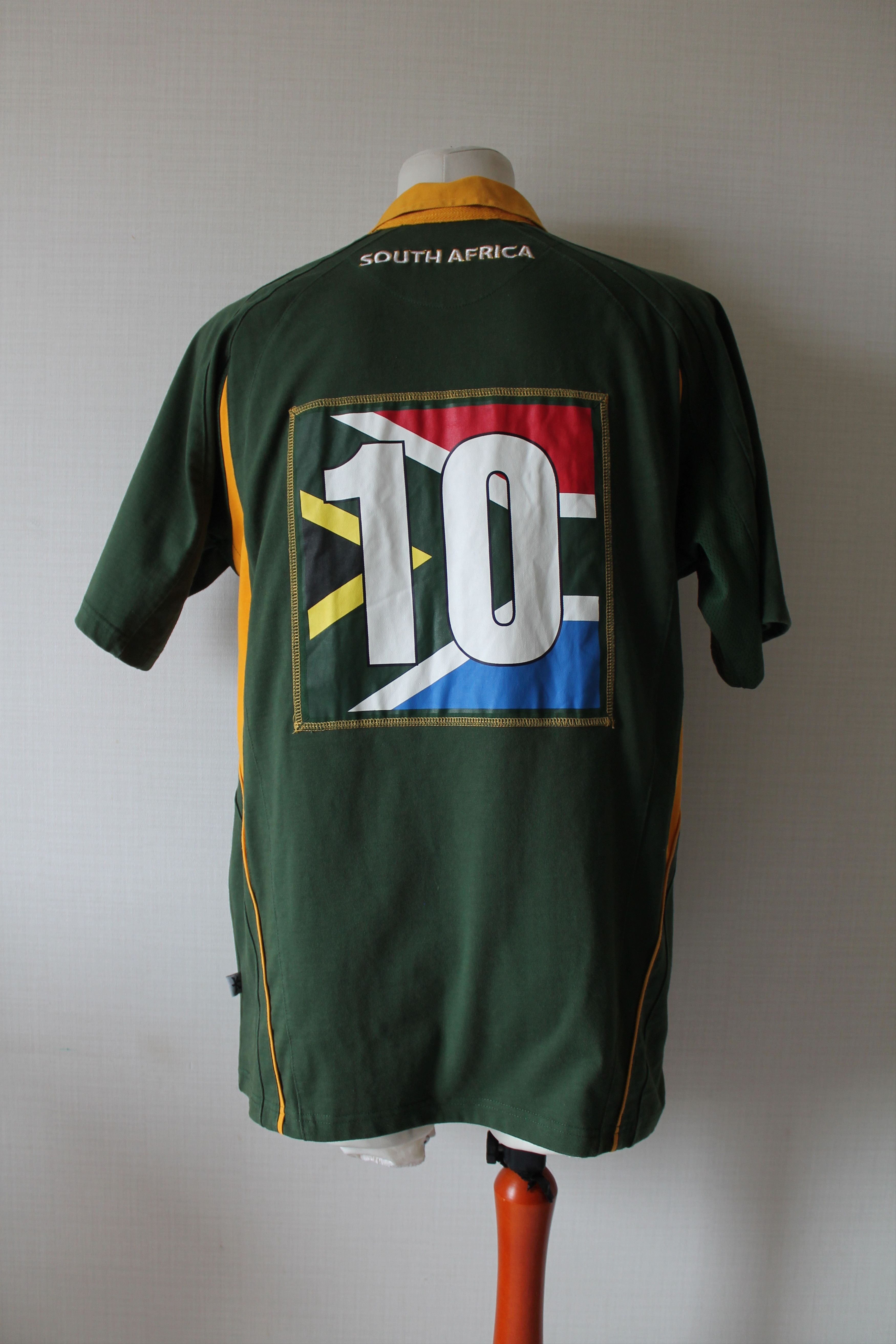 Vintage South Africa Rugby Shirt Kukri Short Sleeve green Size US XL / EU 56 / 4 - 5 Thumbnail