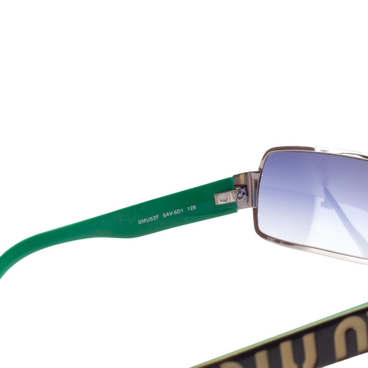 Miu Miu Miu Miu SMU52F Shield Green Sunglasses Size ONE SIZE - 5 Thumbnail