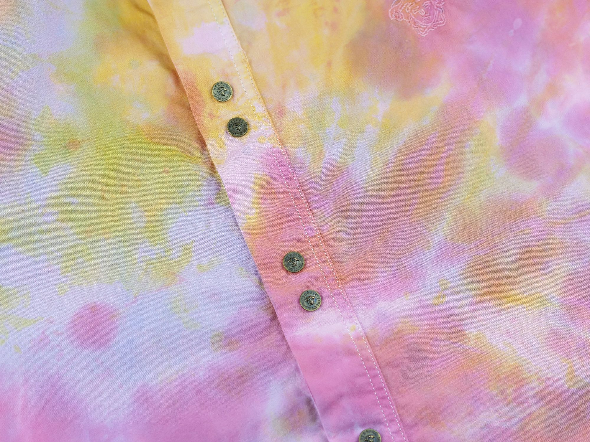 Versace Versace color dye custome shirt Size US XL / EU 56 / 4 - 7 Thumbnail