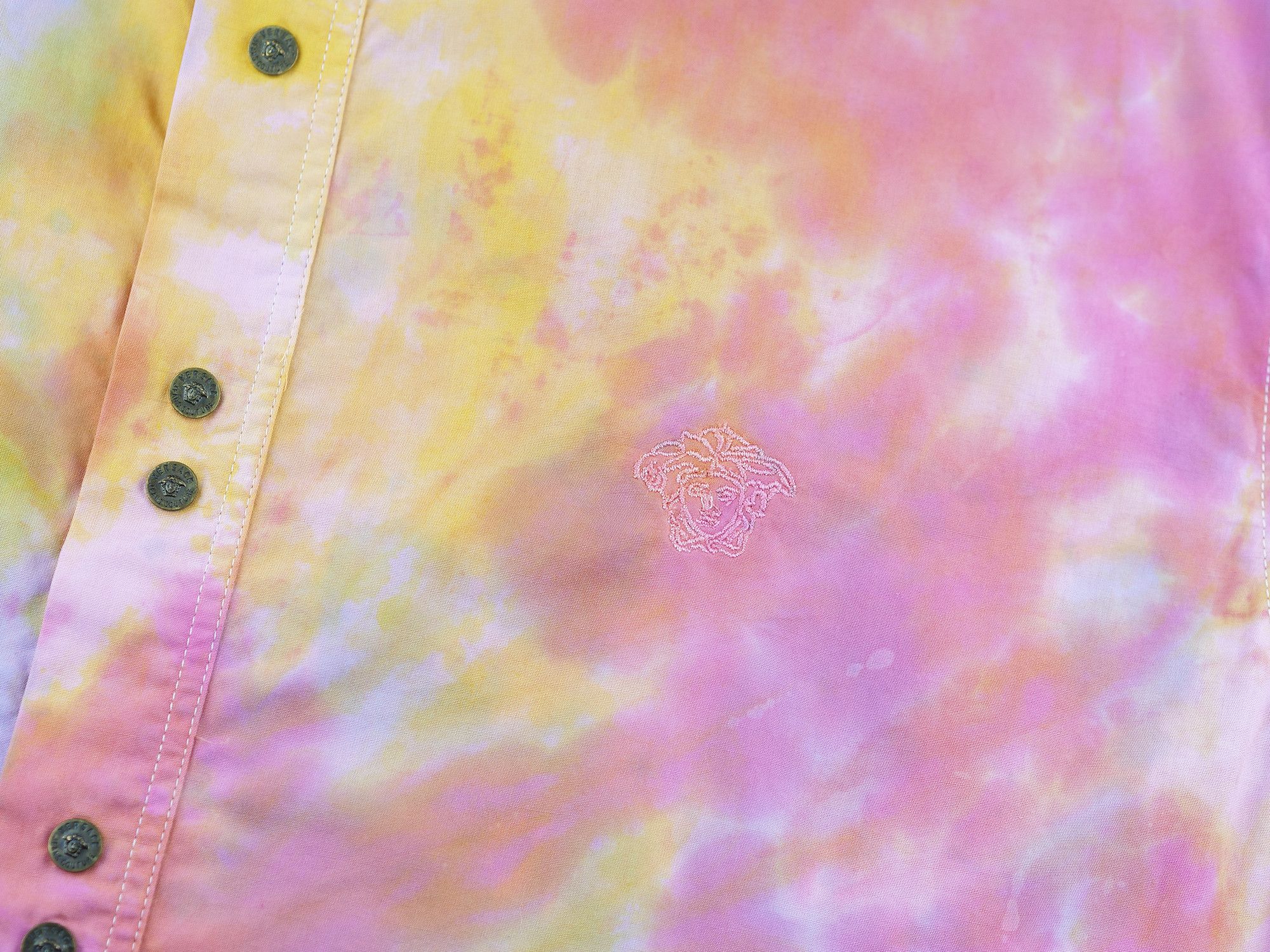 Versace Versace color dye custome shirt Size US XL / EU 56 / 4 - 5 Thumbnail