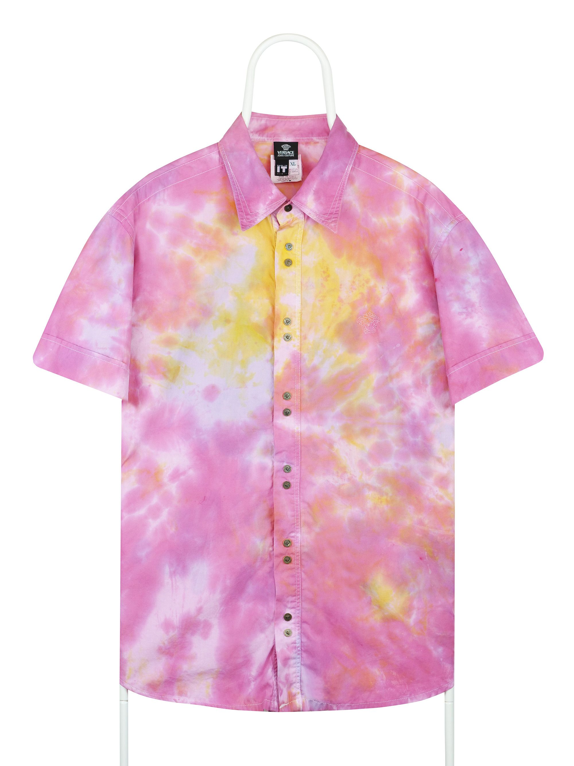 Versace Versace color dye custome shirt Size US XL / EU 56 / 4 - 2 Thumbnail